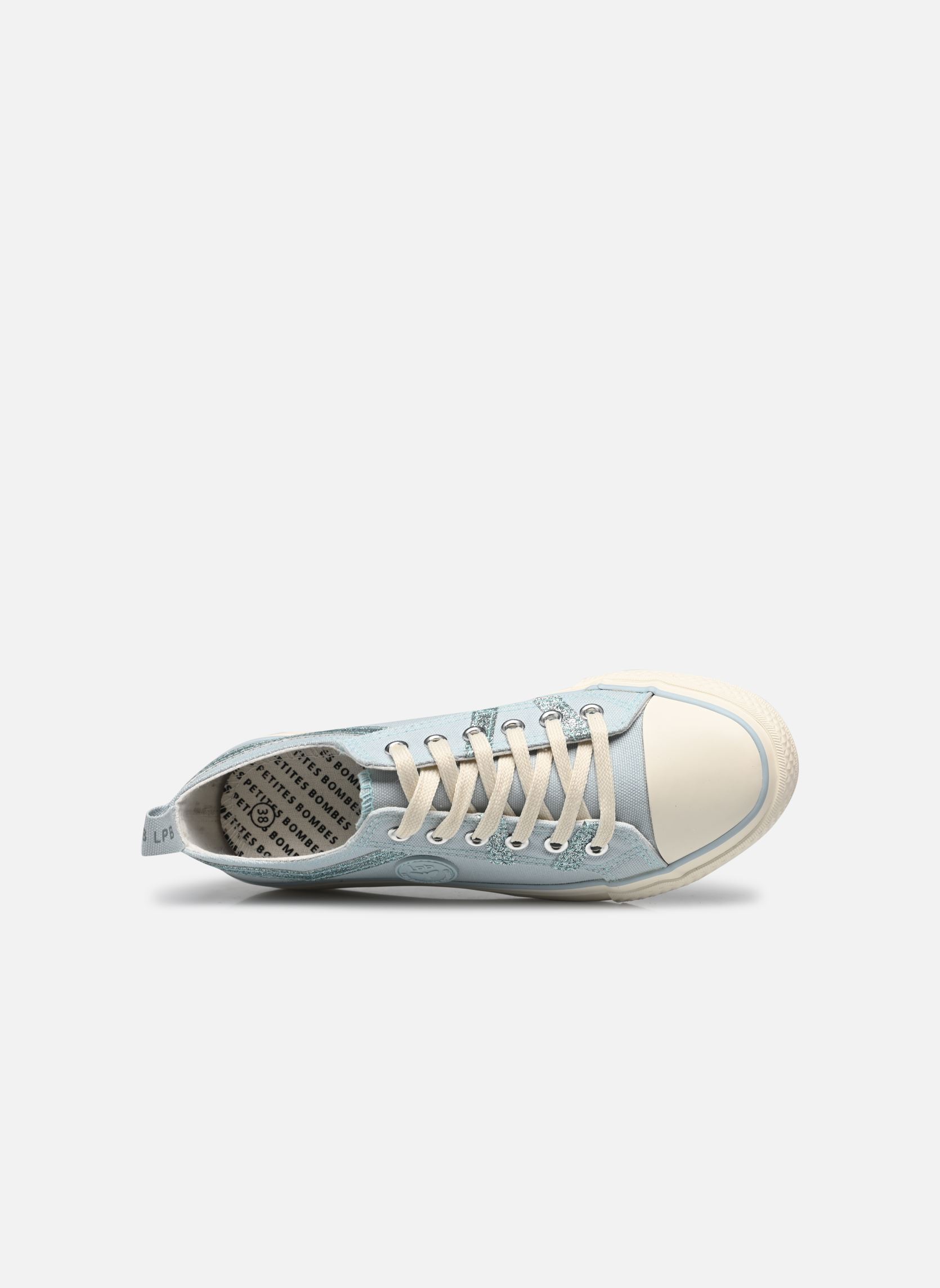 Baskets toile INDIRA femme bleu LPB -LES PETITES BOMBES Baskets toile INDIRA femme bleu Ciel
