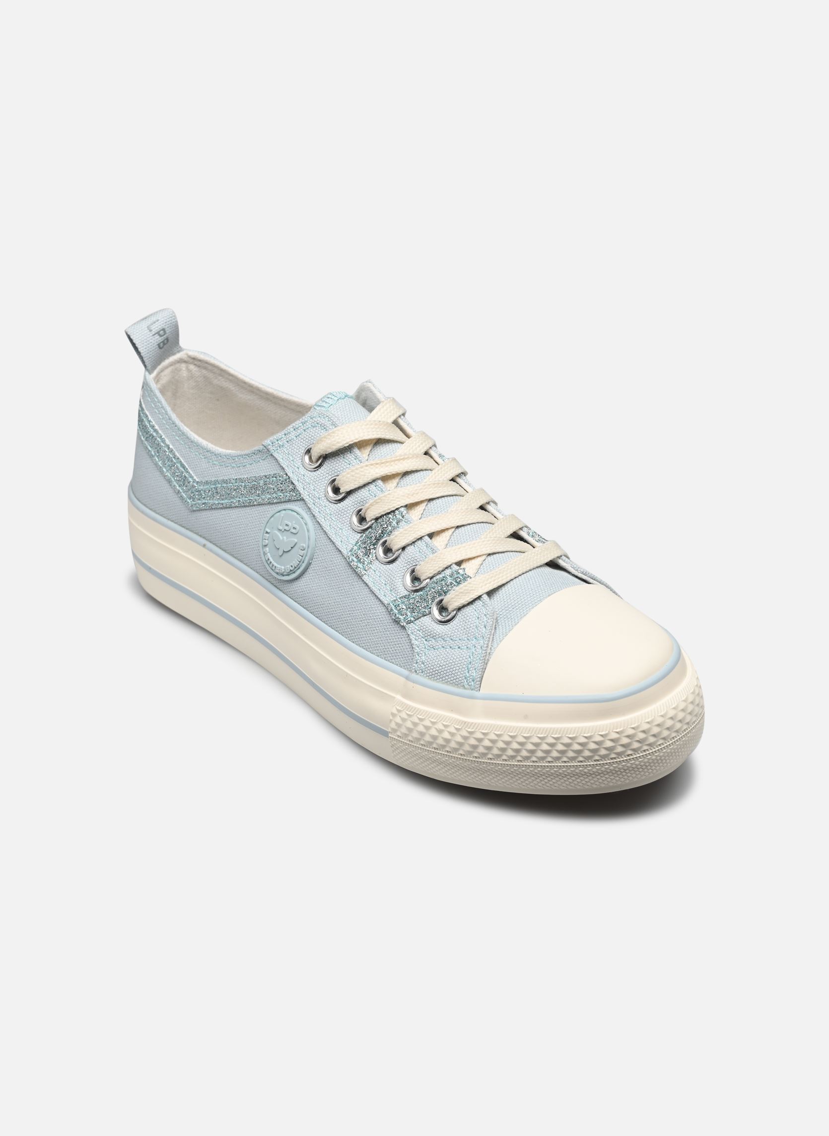 Baskets toile INDIRA femme bleu LPB -LES PETITES BOMBES Baskets toile INDIRA femme bleu Ciel