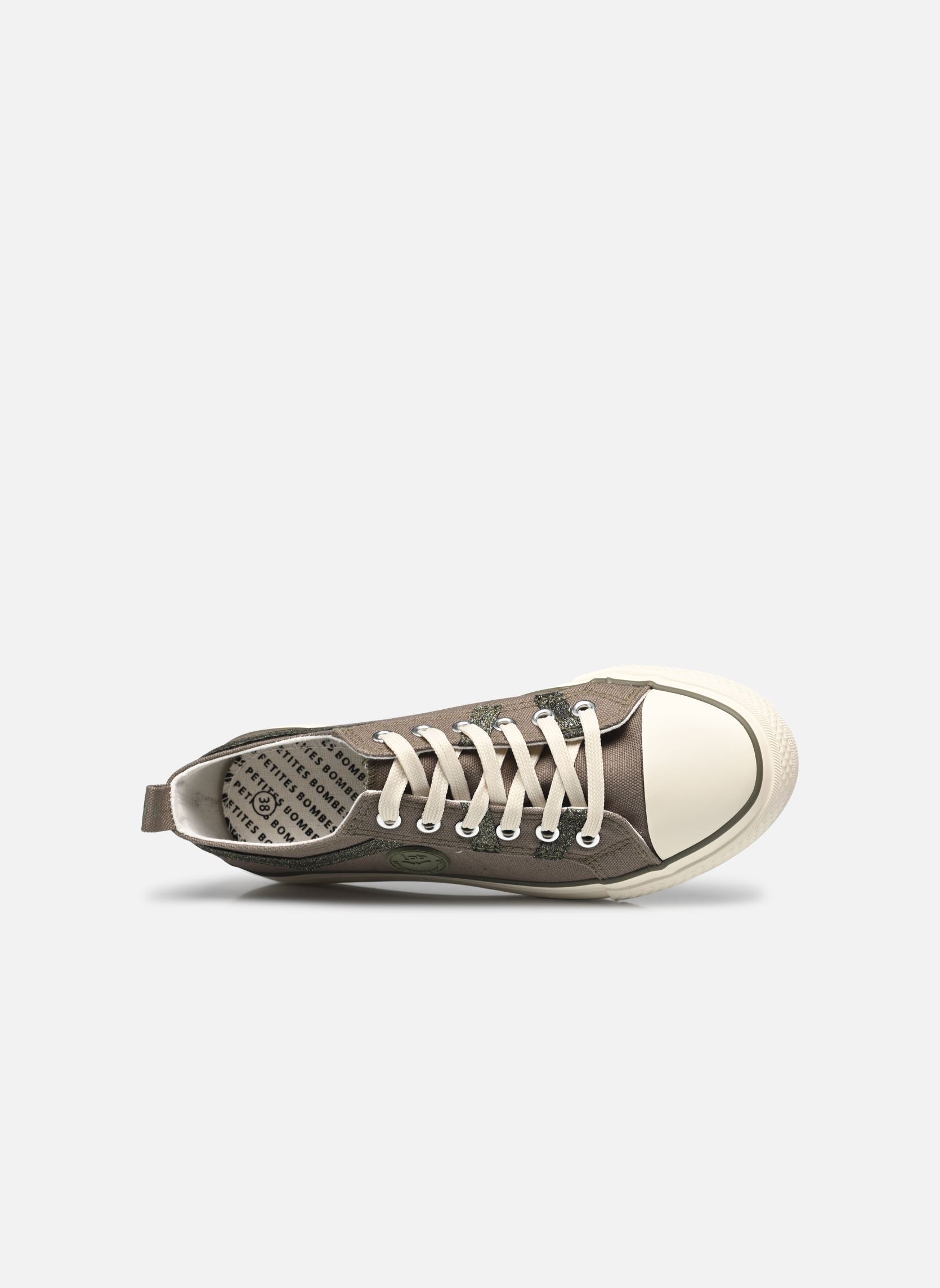 Leinen-Sneaker INDIRA damen grün LPB -LES PETITES BOMBES Leinen-Sneaker INDIRA damen grün Kaki