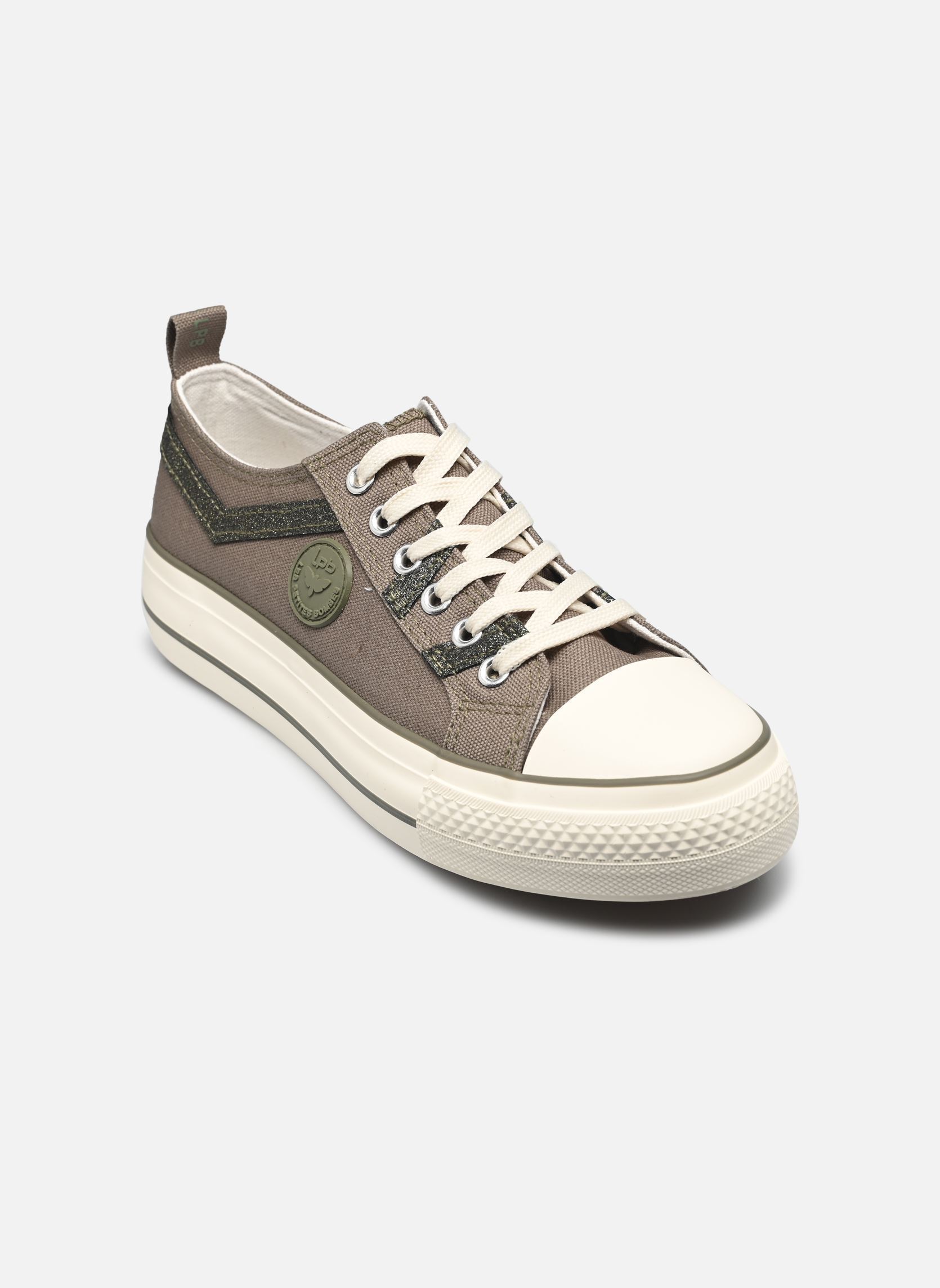 Leinen-Sneaker INDIRA damen grün LPB -LES PETITES BOMBES Leinen-Sneaker INDIRA damen grün Kaki