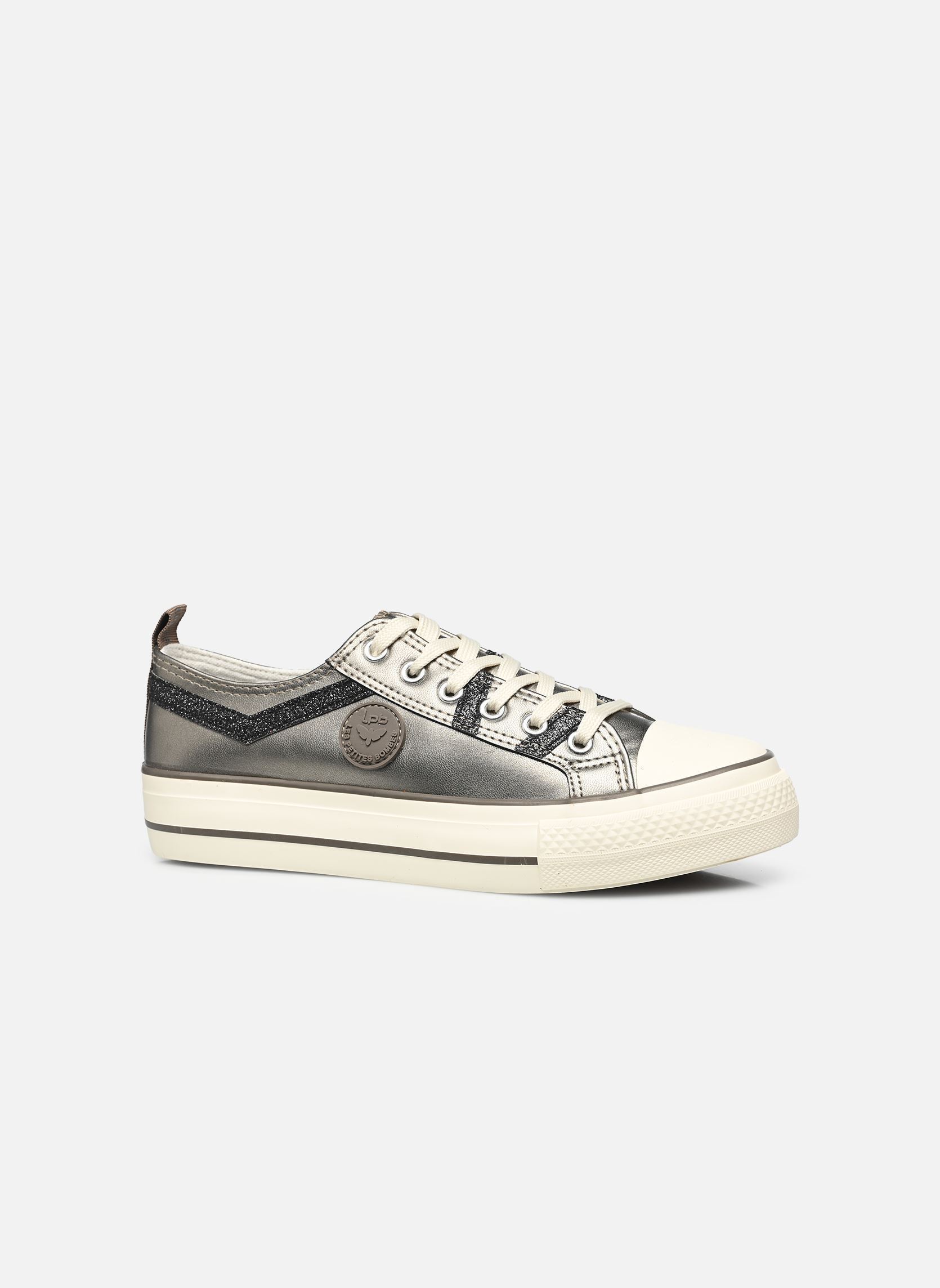 Sneakers di tela INDIRA donna grigio LPB -LES PETITES BOMBES Sneakers di tela INDIRA donna grigio GRIS FONCE / GRIS