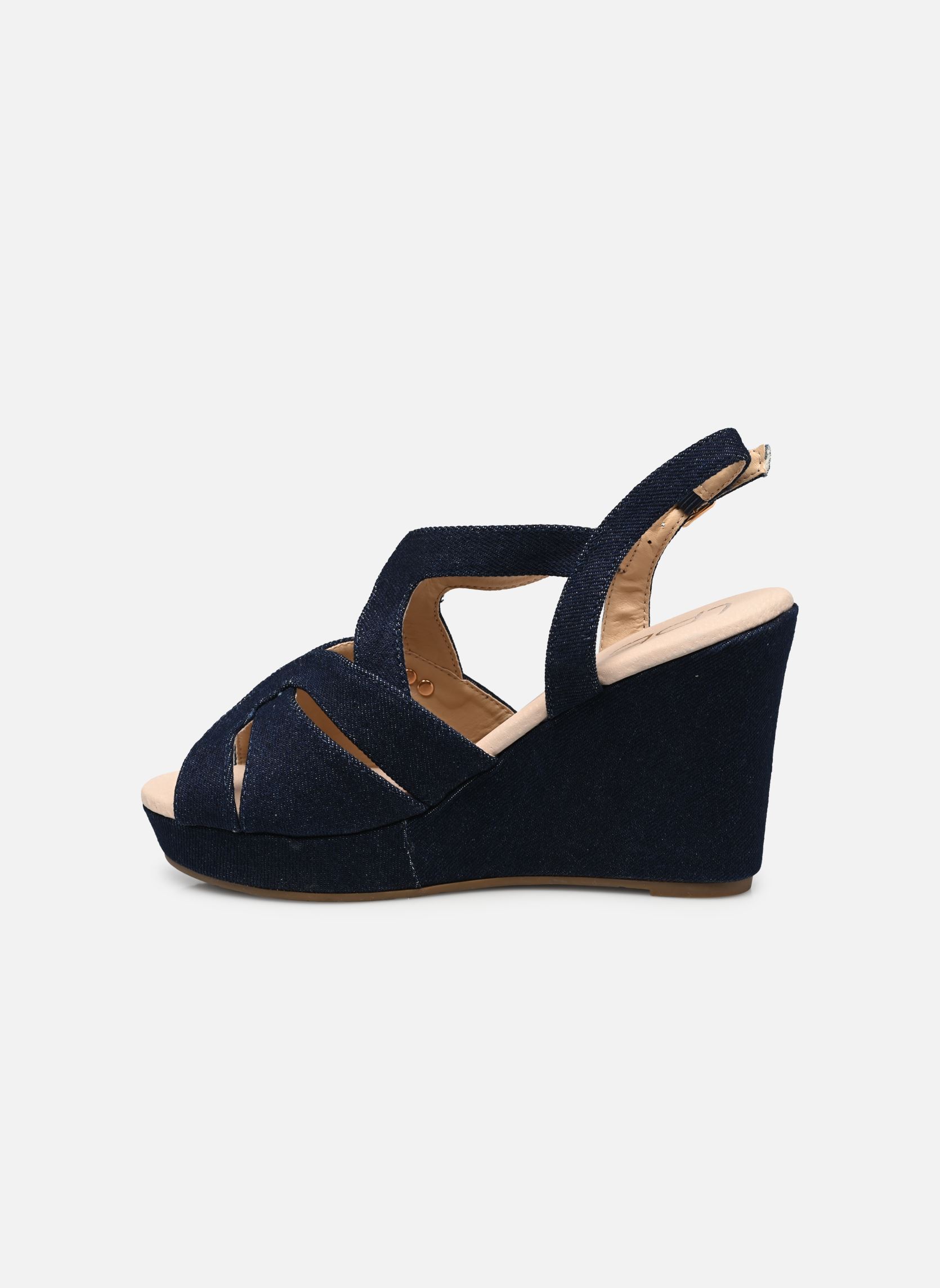 Keil- und Plateausandalen ILENA damen blau LPB -LES PETITES BOMBES Keil- und Plateausandalen ILENA damen blau Brut