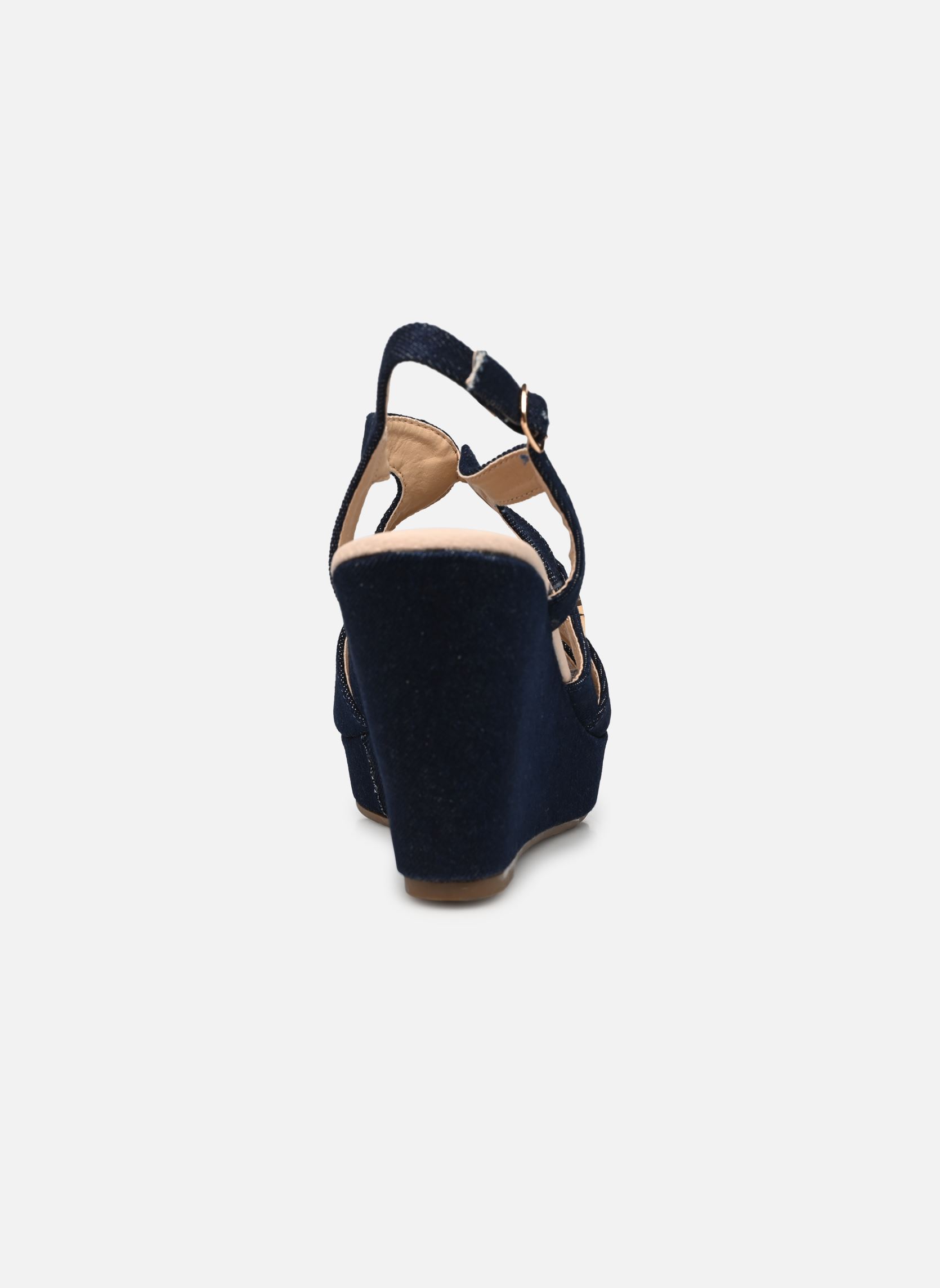 Keil- und Plateausandalen ILENA damen blau LPB -LES PETITES BOMBES Keil- und Plateausandalen ILENA damen blau Brut