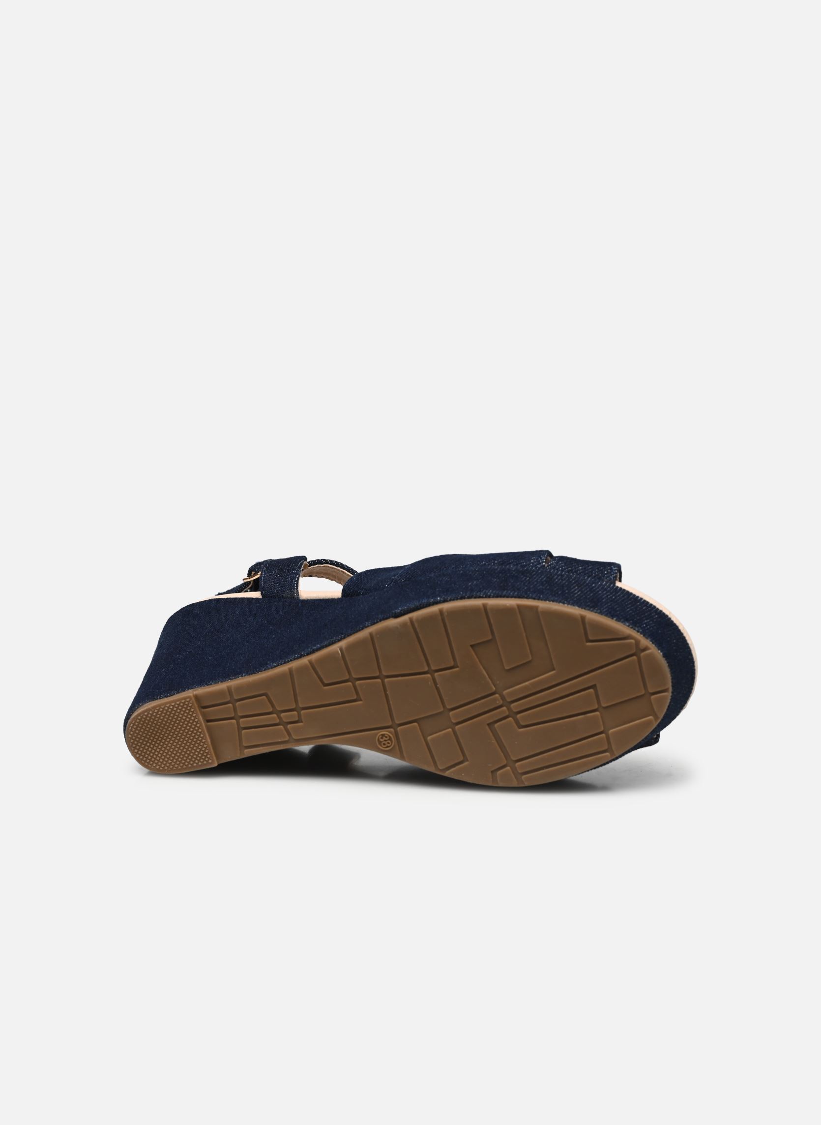 Keil- und Plateausandalen ILENA damen blau LPB -LES PETITES BOMBES Keil- und Plateausandalen ILENA damen blau Brut