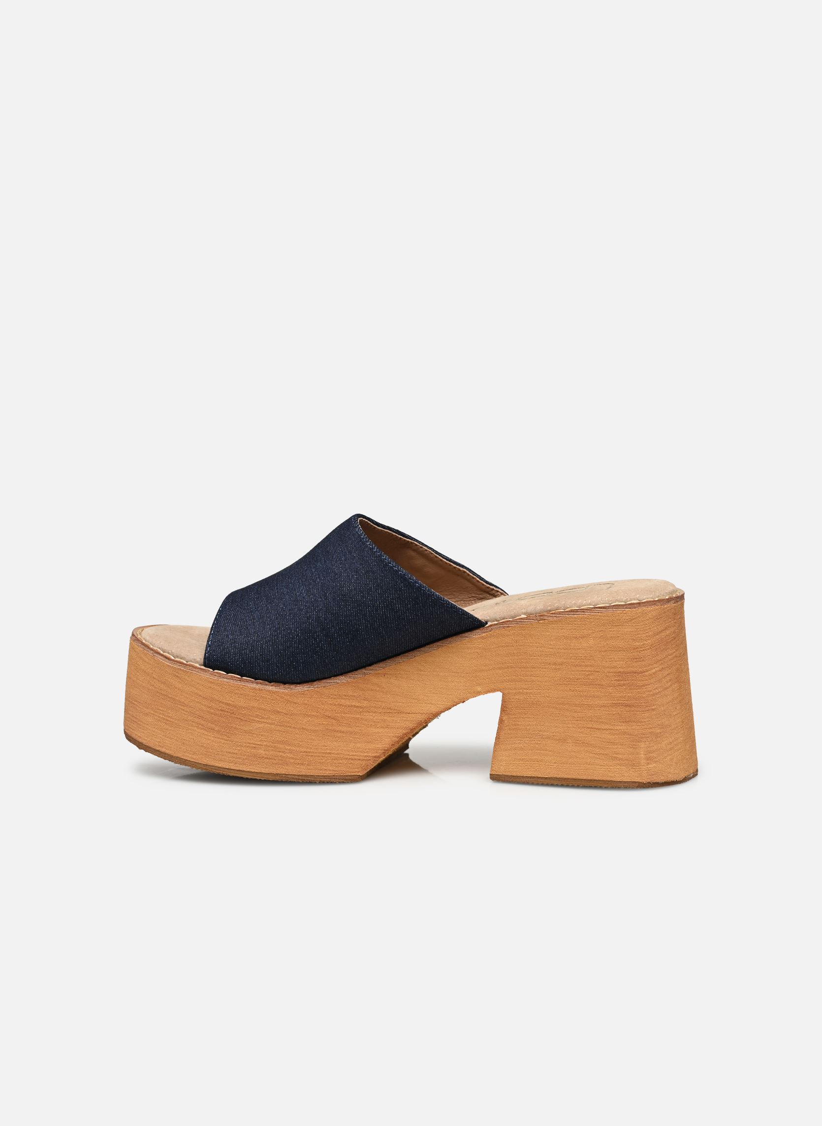 Pantoletten und Clogs IKEN damen blau LPB -LES PETITES BOMBES Pantoletten und Clogs IKEN damen blau Brut