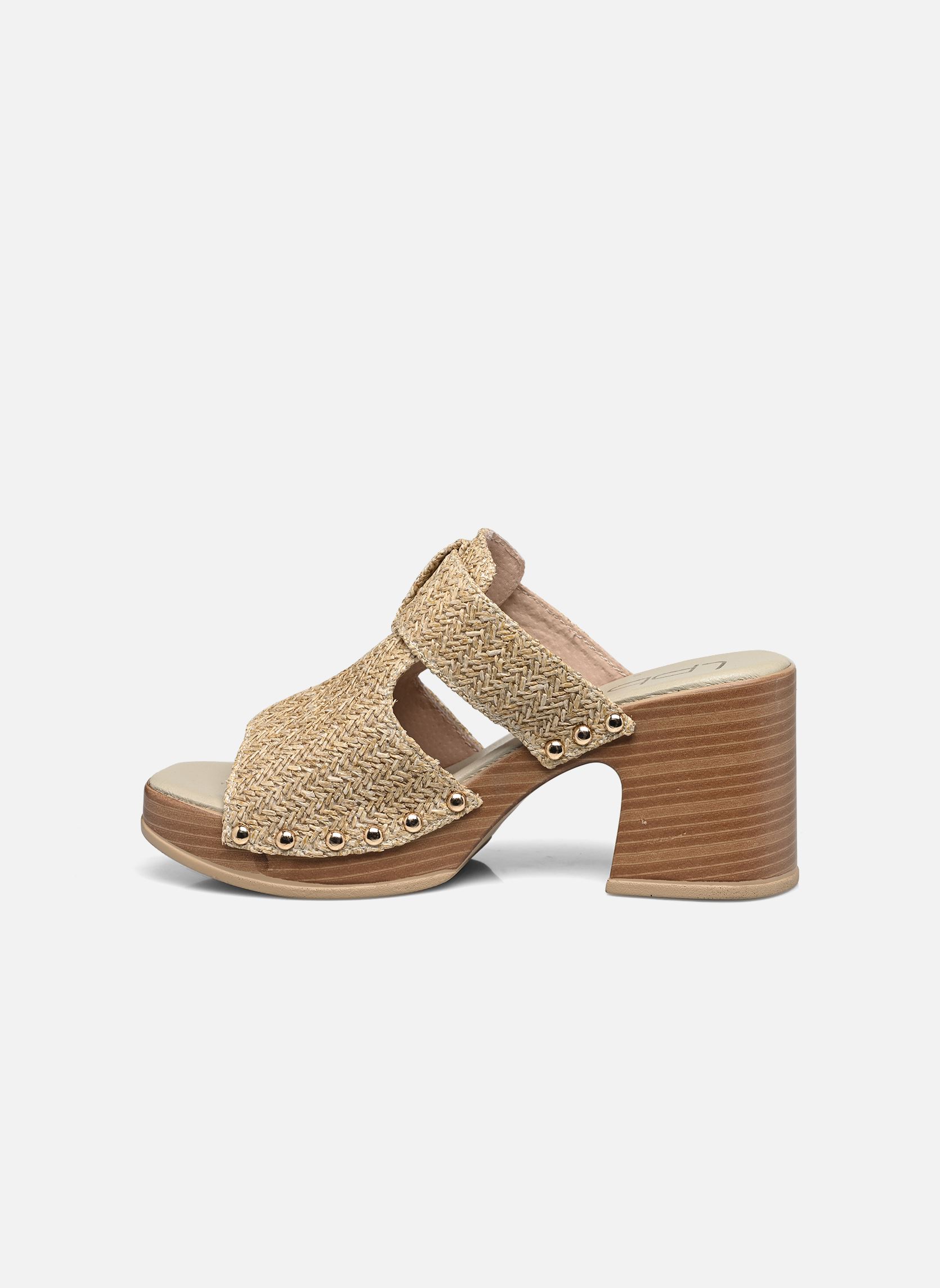 Pantoletten und Clogs IFO damen beige LPB -LES PETITES BOMBES Pantoletten und Clogs IFO damen beige Beige Raphia