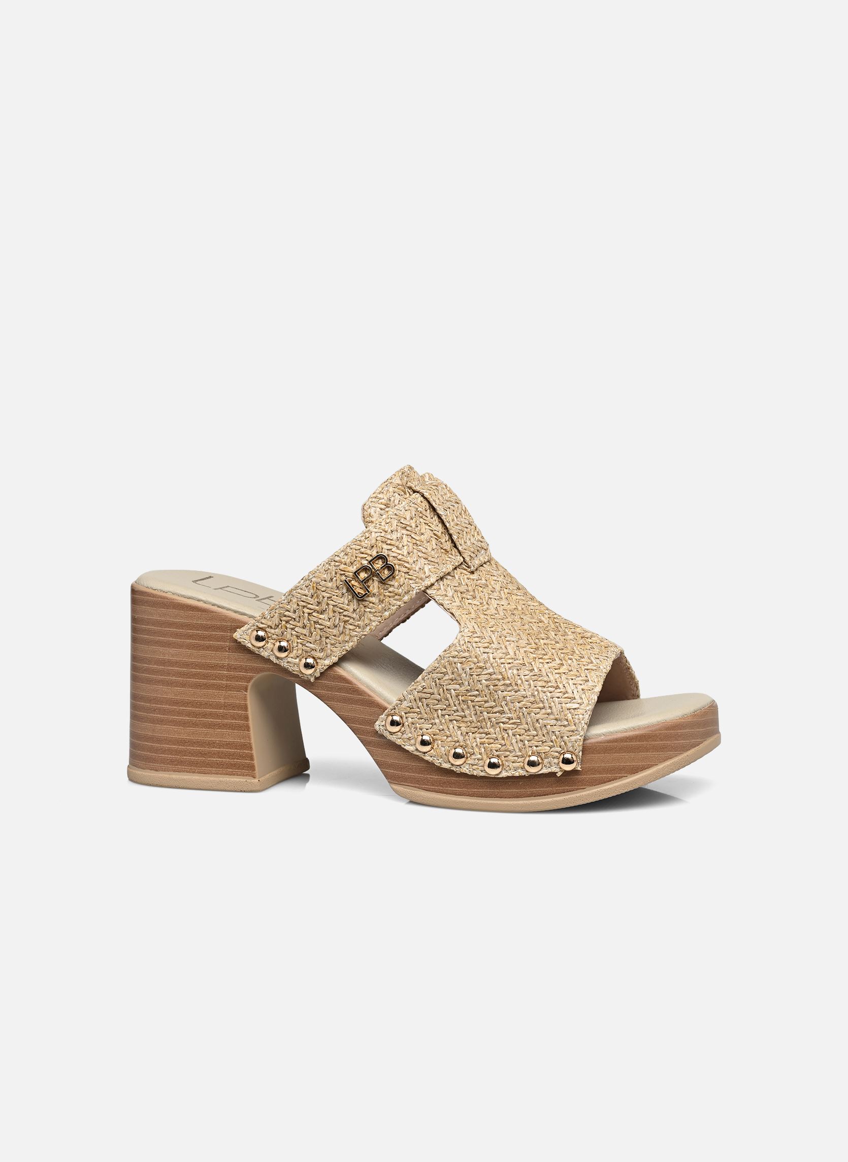 Pantoletten und Clogs IFO damen beige LPB -LES PETITES BOMBES Pantoletten und Clogs IFO damen beige Beige Raphia