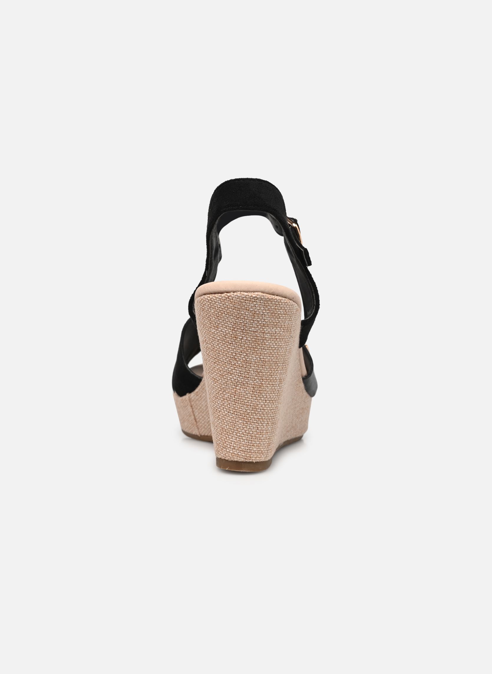 Sandali con zeppa e plateau ISALINE donna nero LPB -LES PETITES BOMBES Sandali con zeppa e plateau ISALINE donna nero Noir