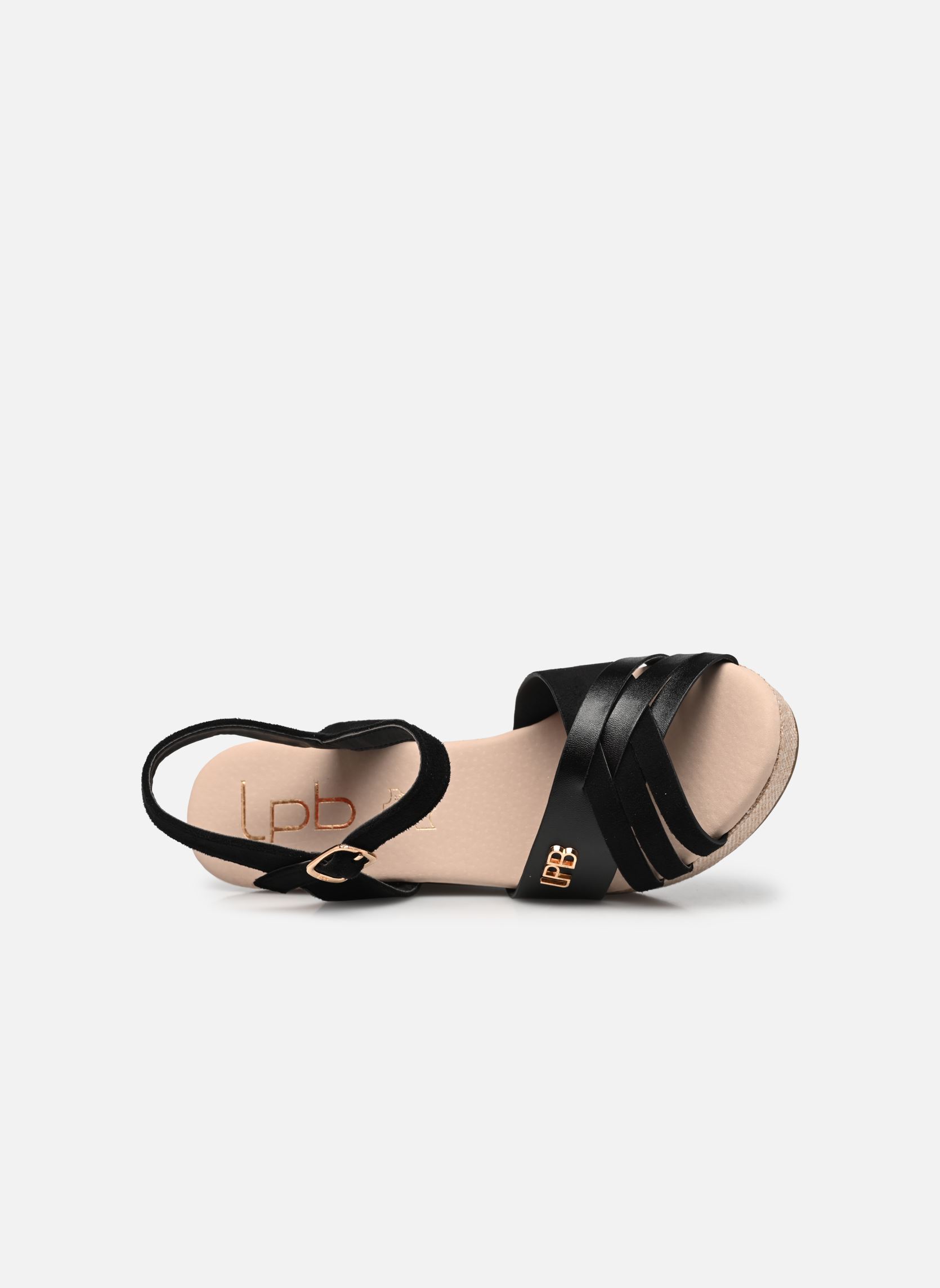 Sandali con zeppa e plateau ISALINE donna nero LPB -LES PETITES BOMBES Sandali con zeppa e plateau ISALINE donna nero Noir