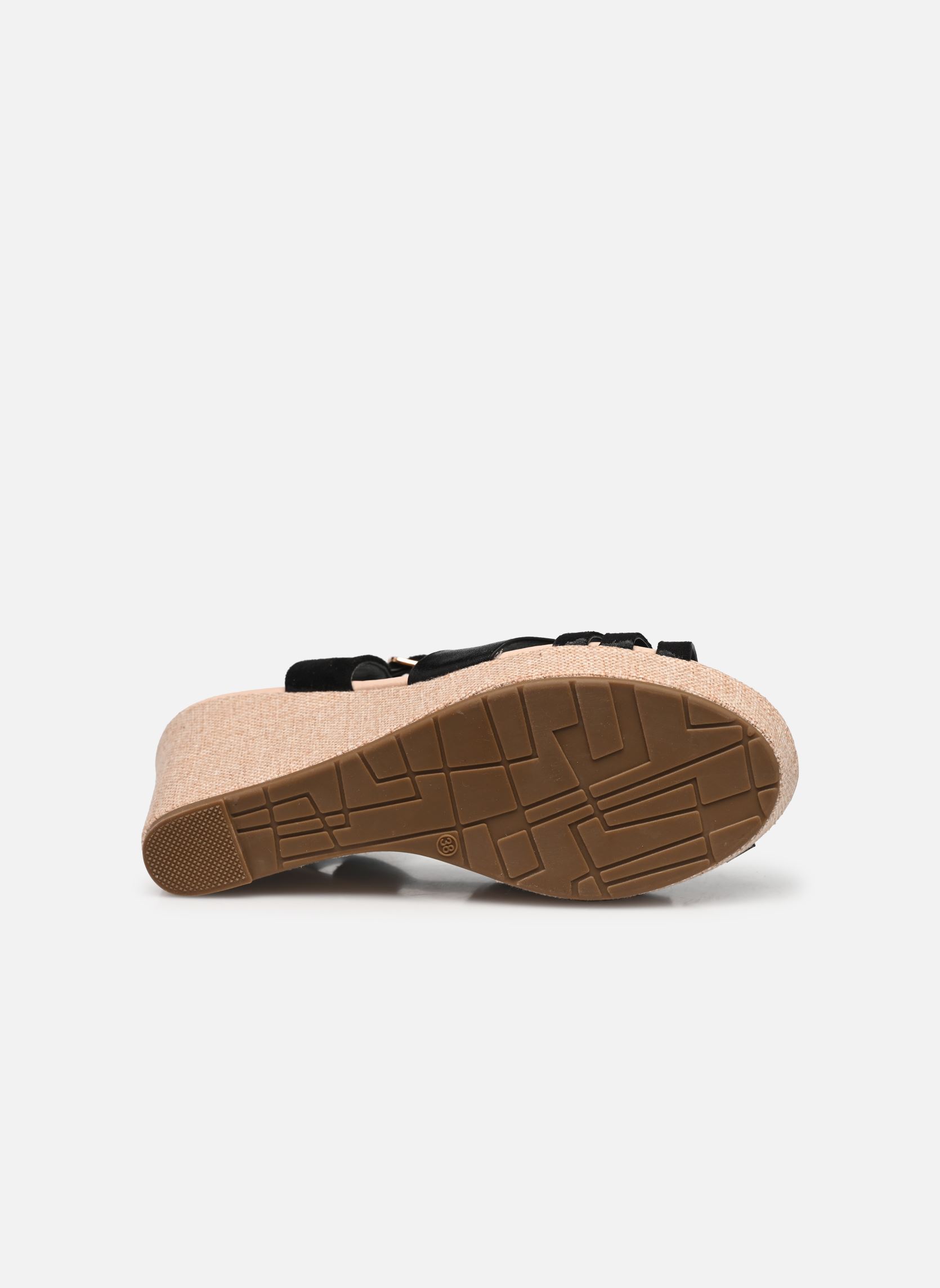 Sandali con zeppa e plateau ISALINE donna nero LPB -LES PETITES BOMBES Sandali con zeppa e plateau ISALINE donna nero Noir