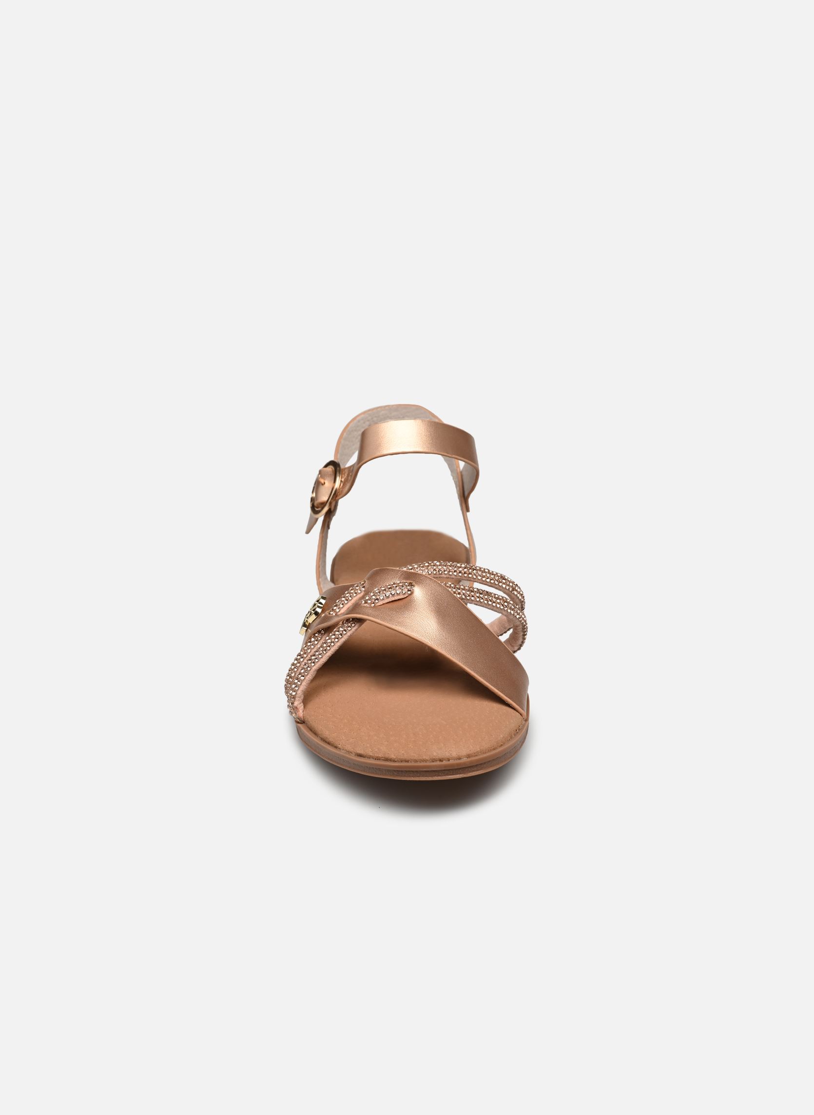 Sandales plates IRMAK femme rose LPB -LES PETITES BOMBES Sandales plates IRMAK femme rose Or Rose