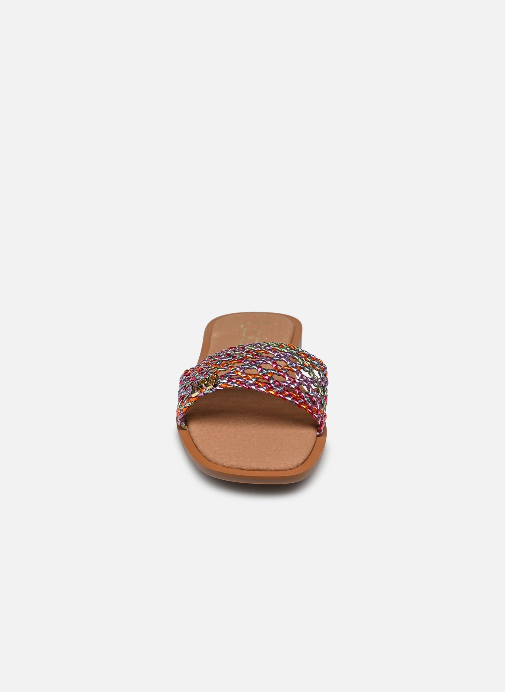 Pantoletten und Clogs IOLANDA damen silber LPB -LES PETITES BOMBES Pantoletten und Clogs IOLANDA damen silber Multico Metal