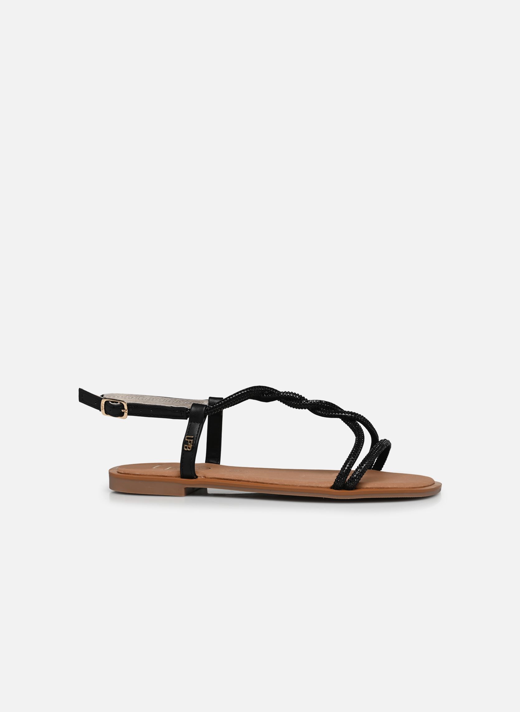 Flache Sandalen ICA damen schwarz LPB -LES PETITES BOMBES Flache Sandalen ICA damen schwarz Noir