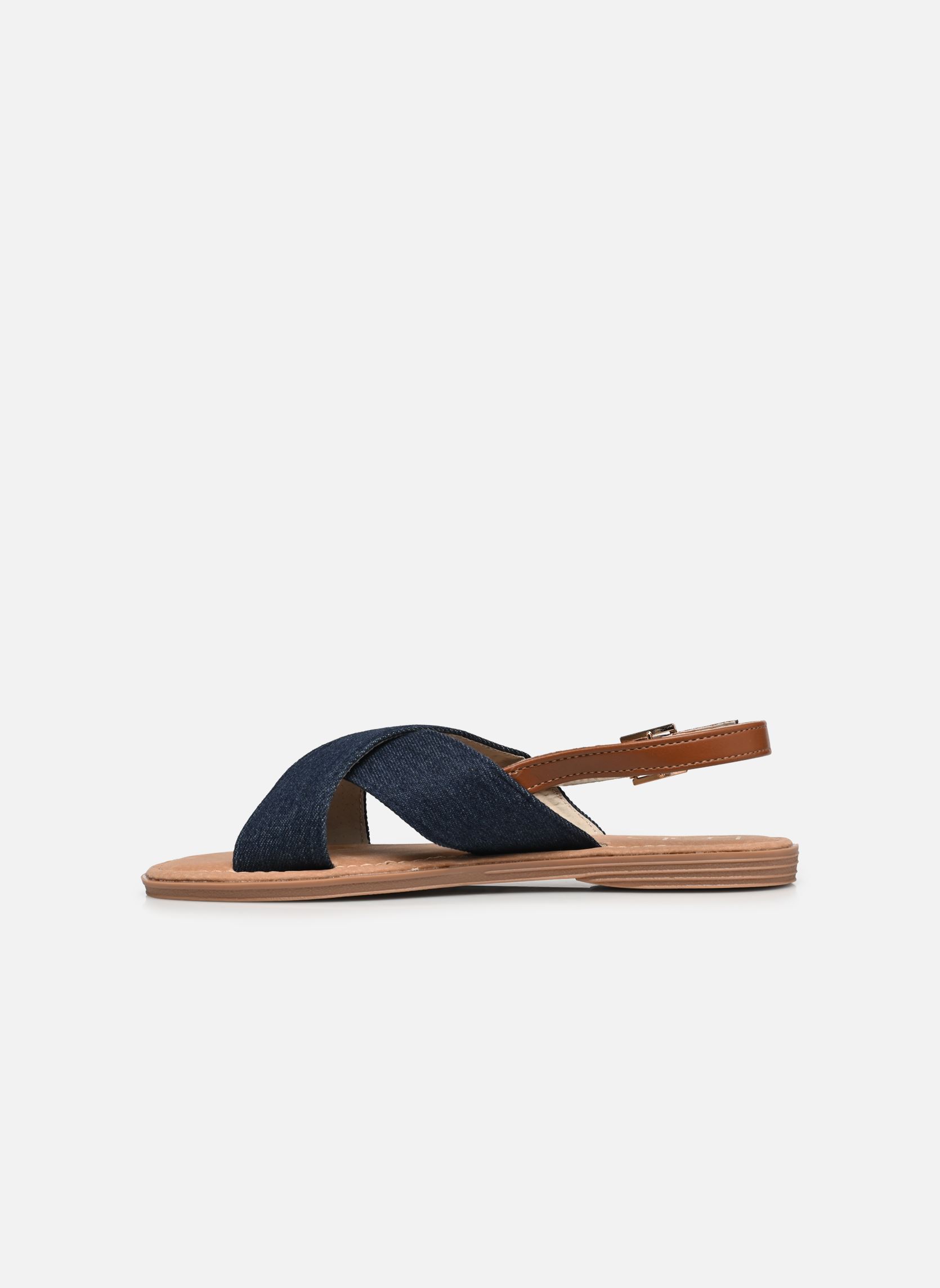 Sandales plates IVANNE femme bleu LPB -LES PETITES BOMBES Sandales plates IVANNE femme bleu Brut