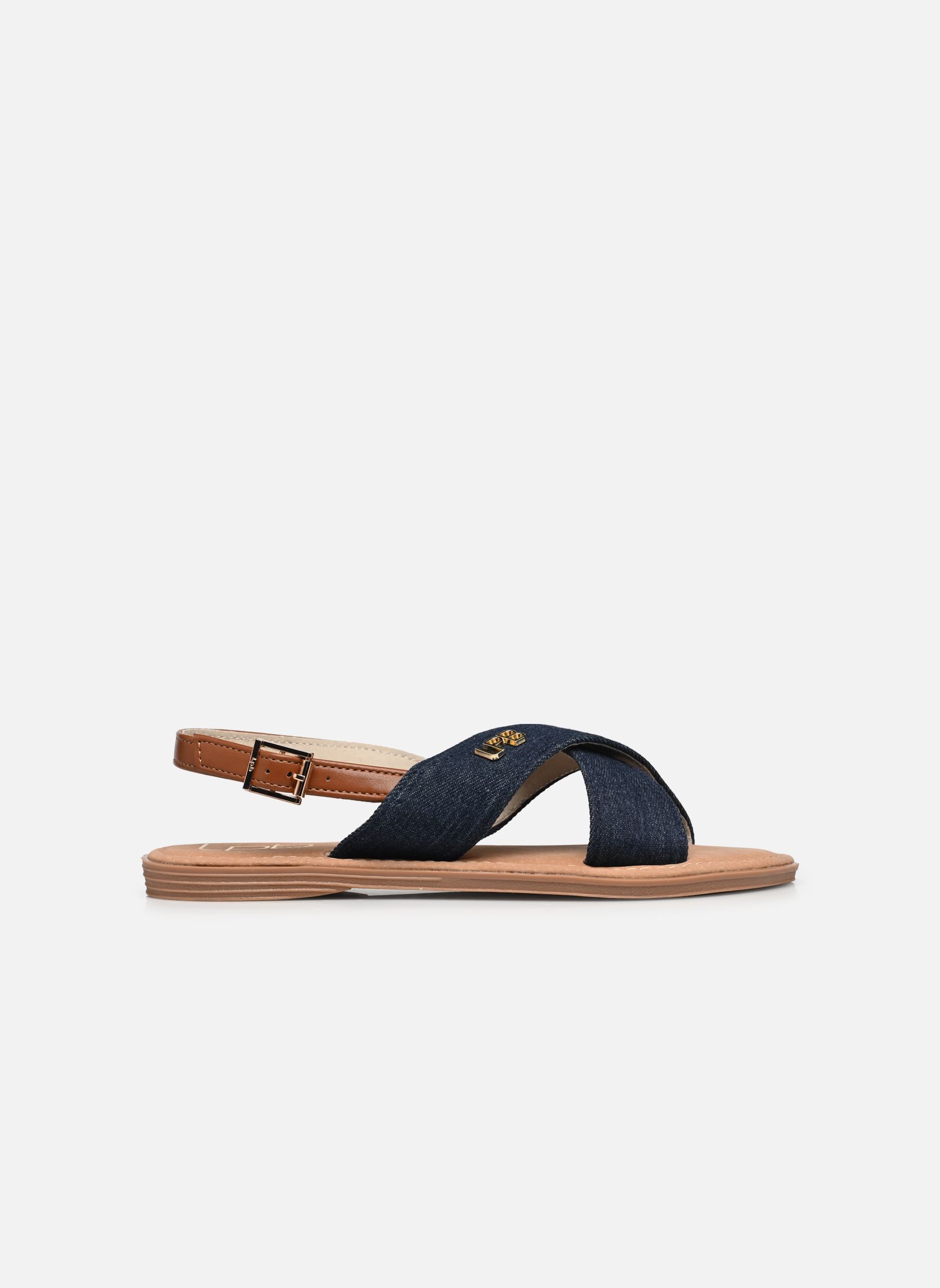 Sandales plates IVANNE femme bleu LPB -LES PETITES BOMBES Sandales plates IVANNE femme bleu Brut