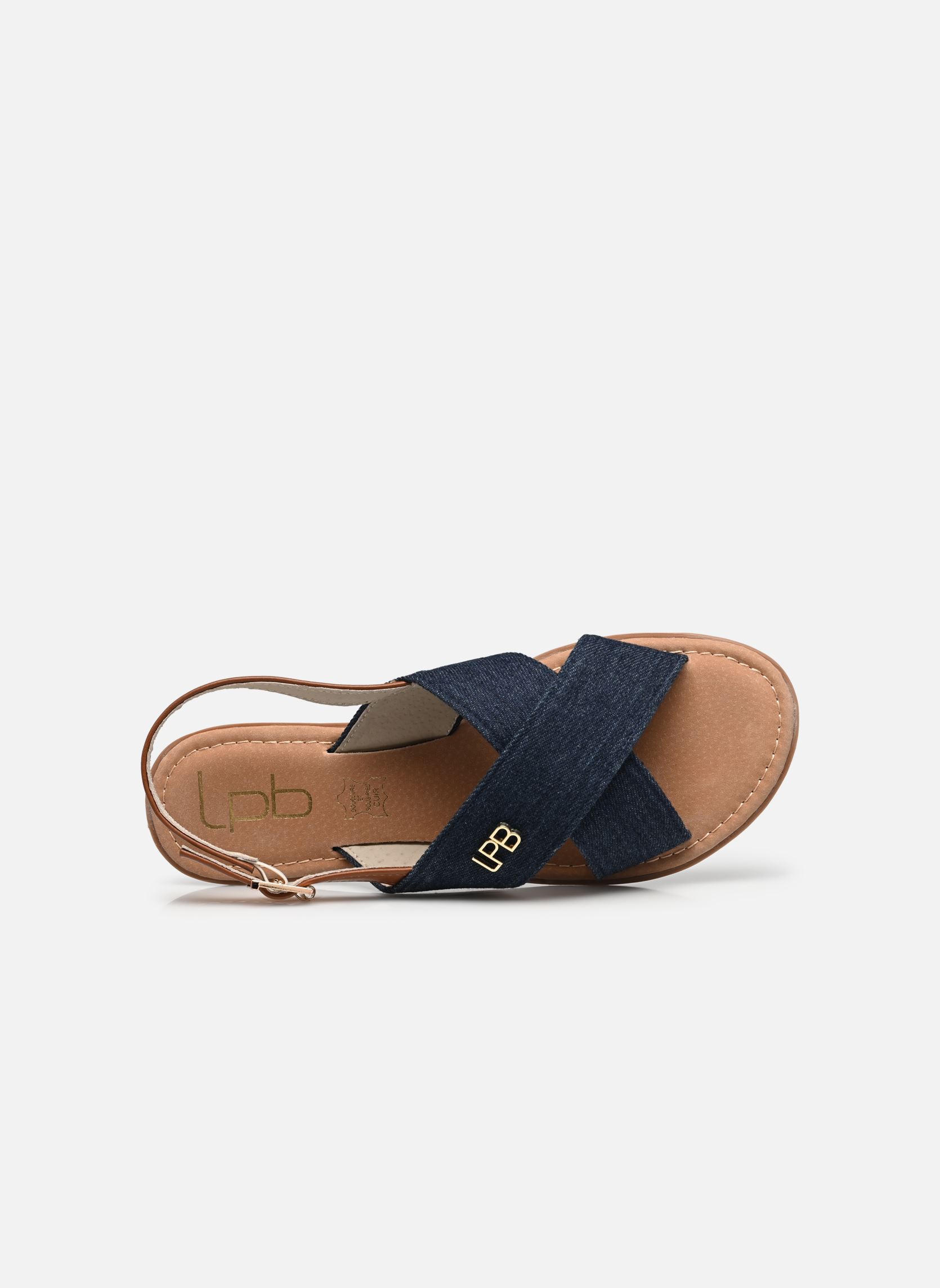 Sandales plates IVANNE femme bleu LPB -LES PETITES BOMBES Sandales plates IVANNE femme bleu Brut
