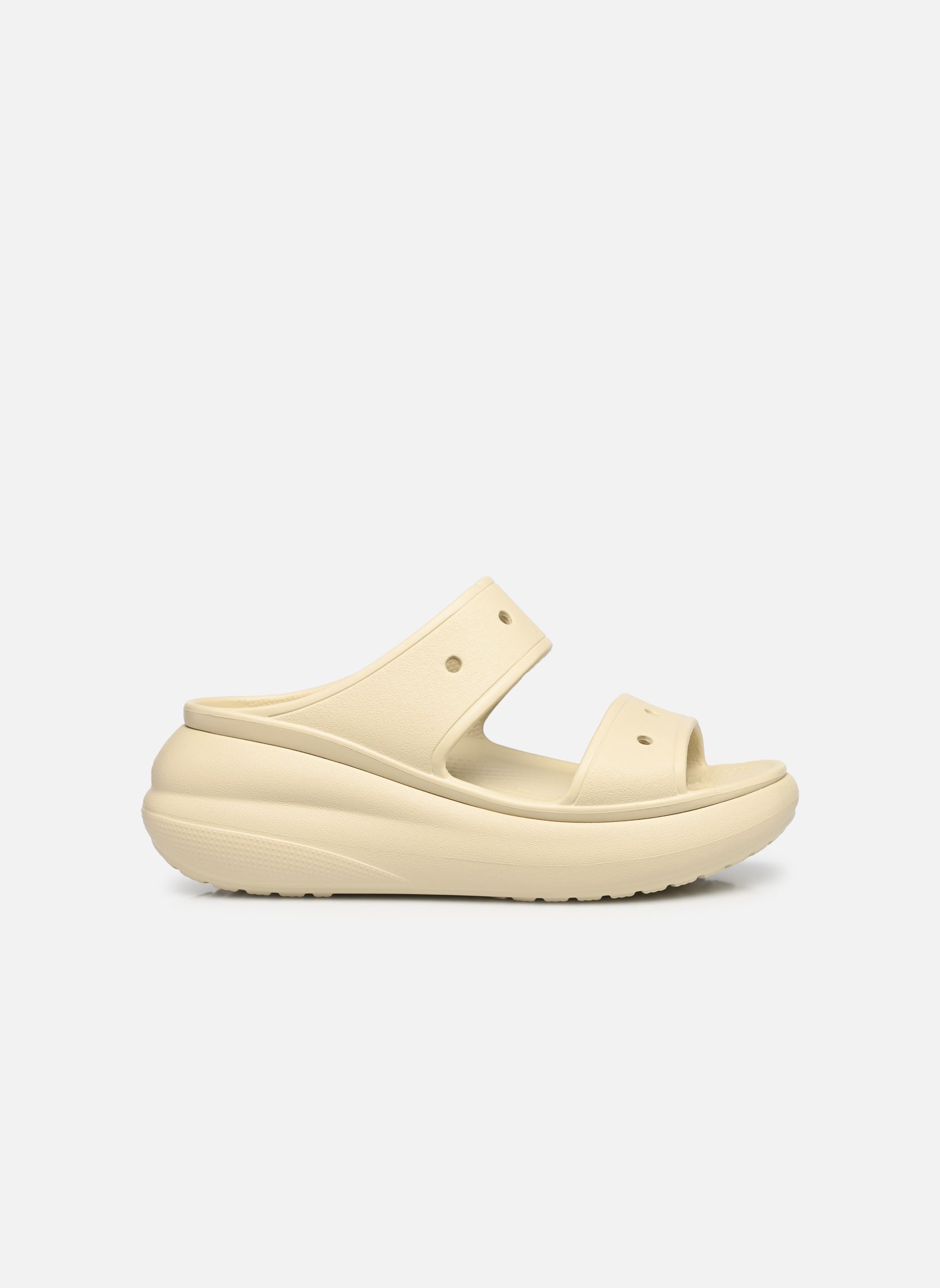 Pantoletten und Clogs Crush Sandal damen beige Crocs Pantoletten und Clogs Crush Sandal damen beige BONE
