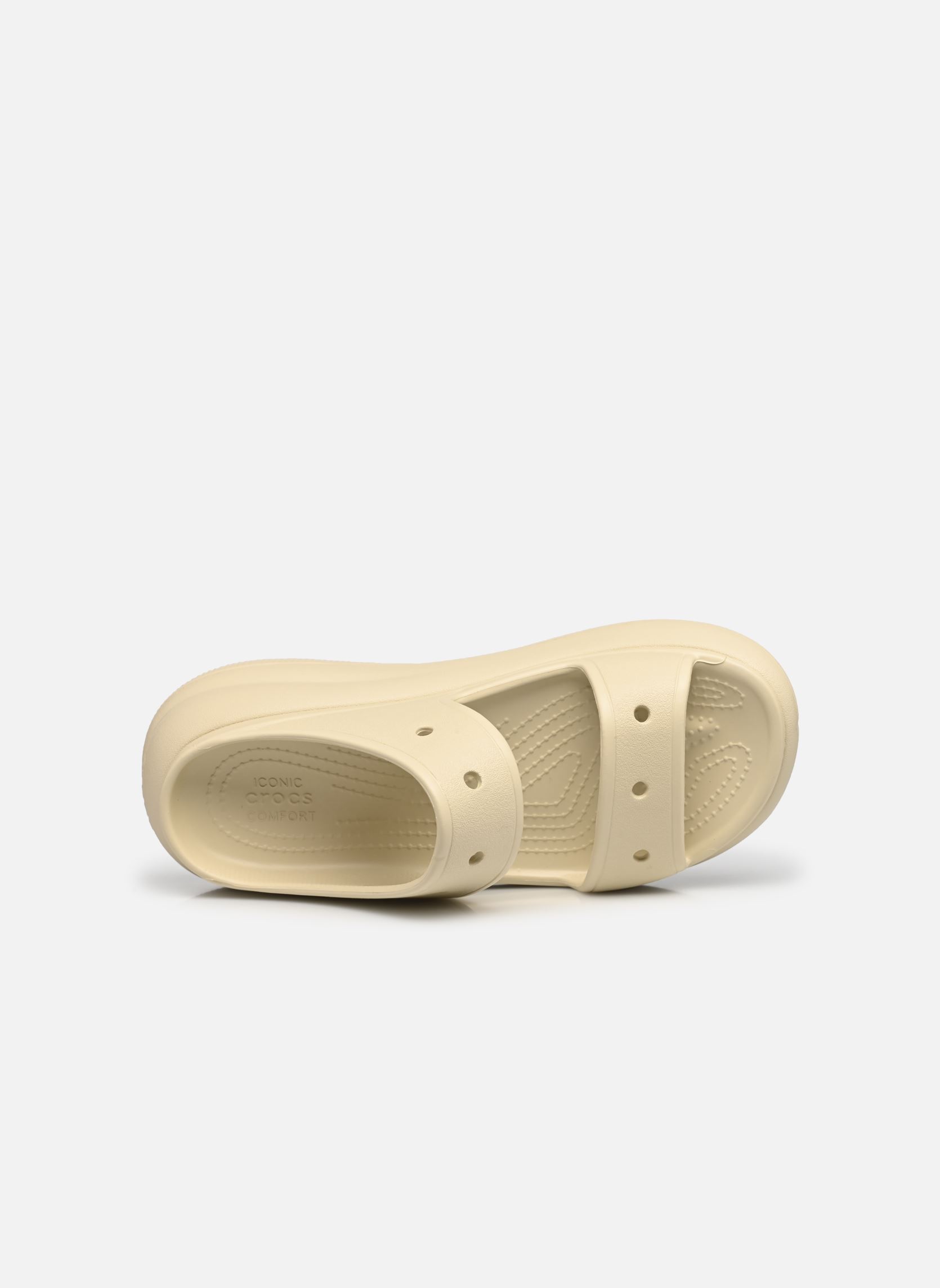 Pantoletten und Clogs Crush Sandal damen beige Crocs Pantoletten und Clogs Crush Sandal damen beige BONE