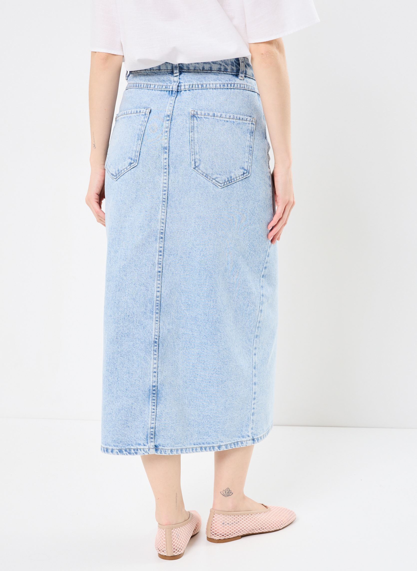Halflange rokken JERLONG Denim dames blauw Georgia Rose Halflange rokken JERLONG Denim dames blauw DENIM BLEACH
