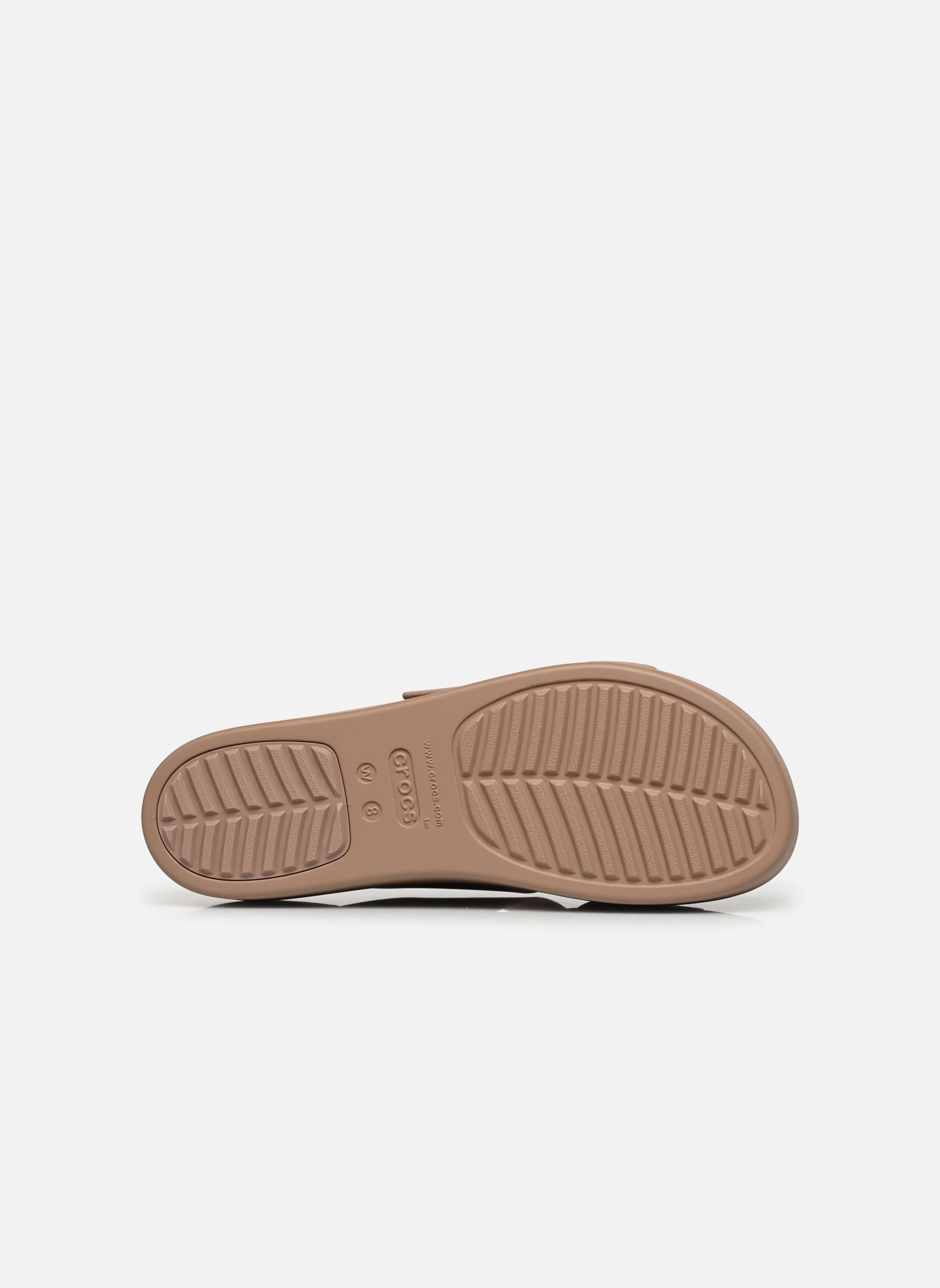 Mules et sabots Brooklyn Buckle Low Wdg W femme marron Crocs Mules et sabots Brooklyn Buckle Low Wdg W femme marron Latte