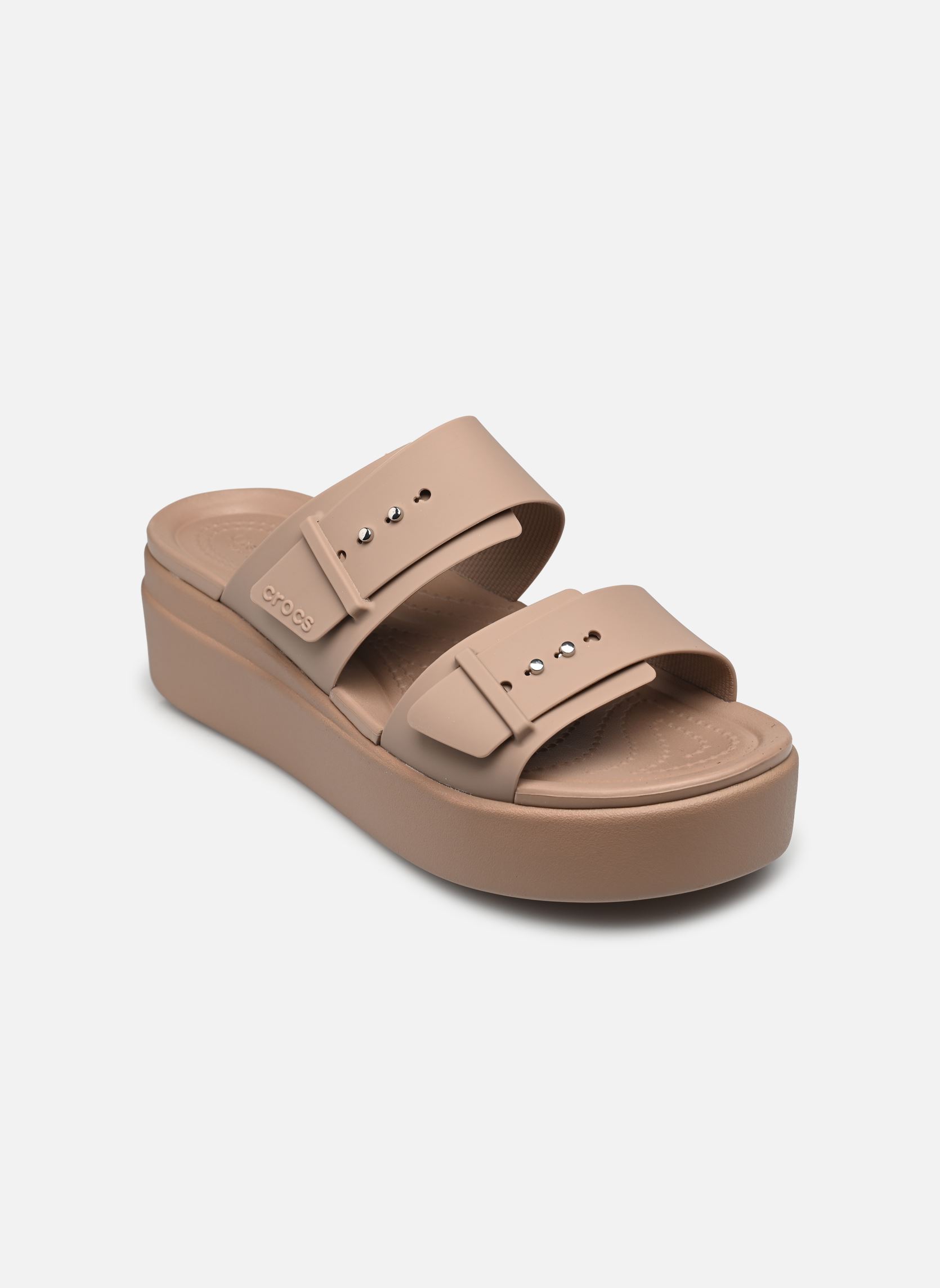 Mules et sabots Crocs Brooklyn Buckle Low Wdg W pour Femme
