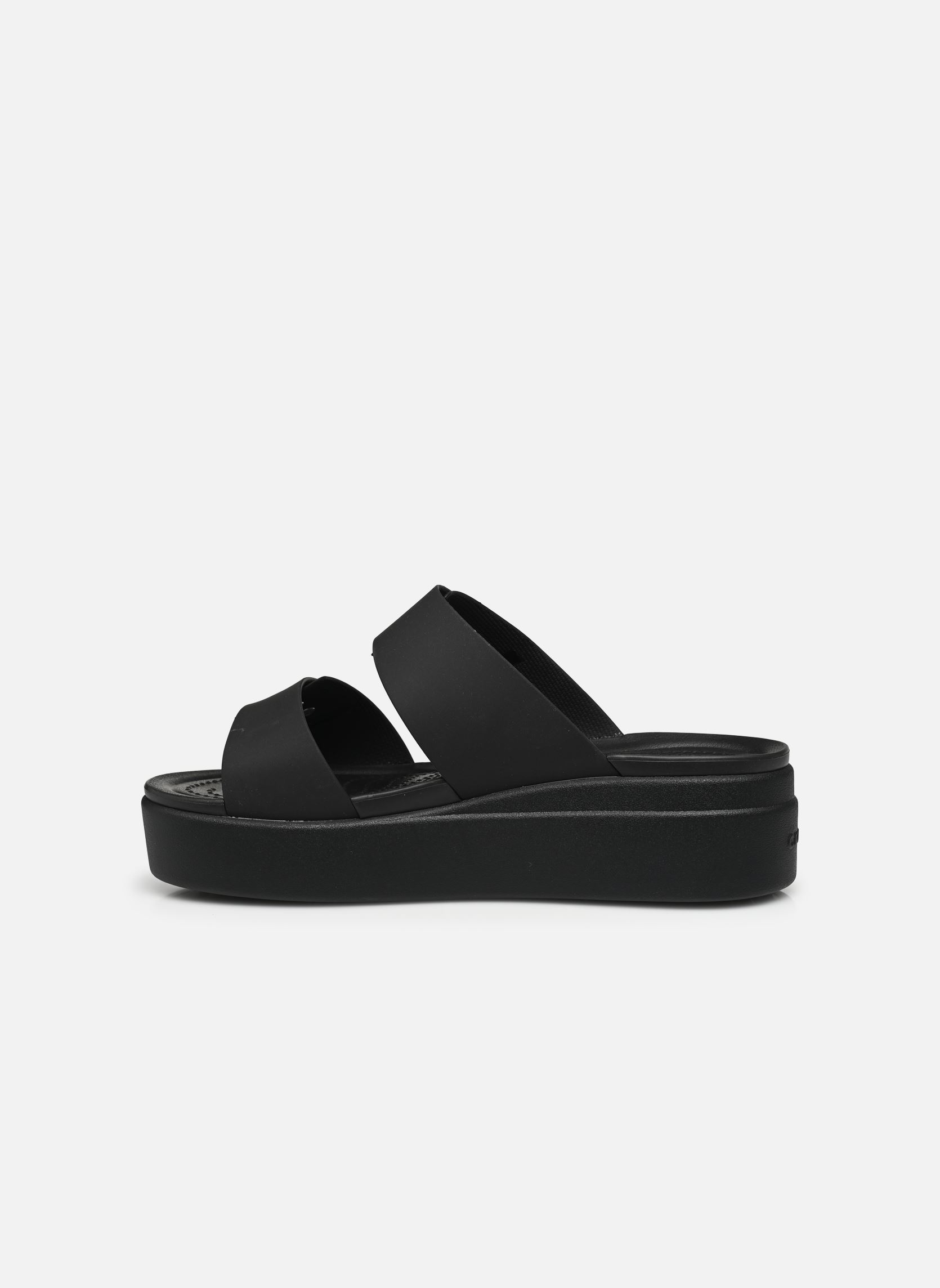 Crocs Mules et sabots Brooklyn Buckle Low Wdg W femme noir | Sarenza France
