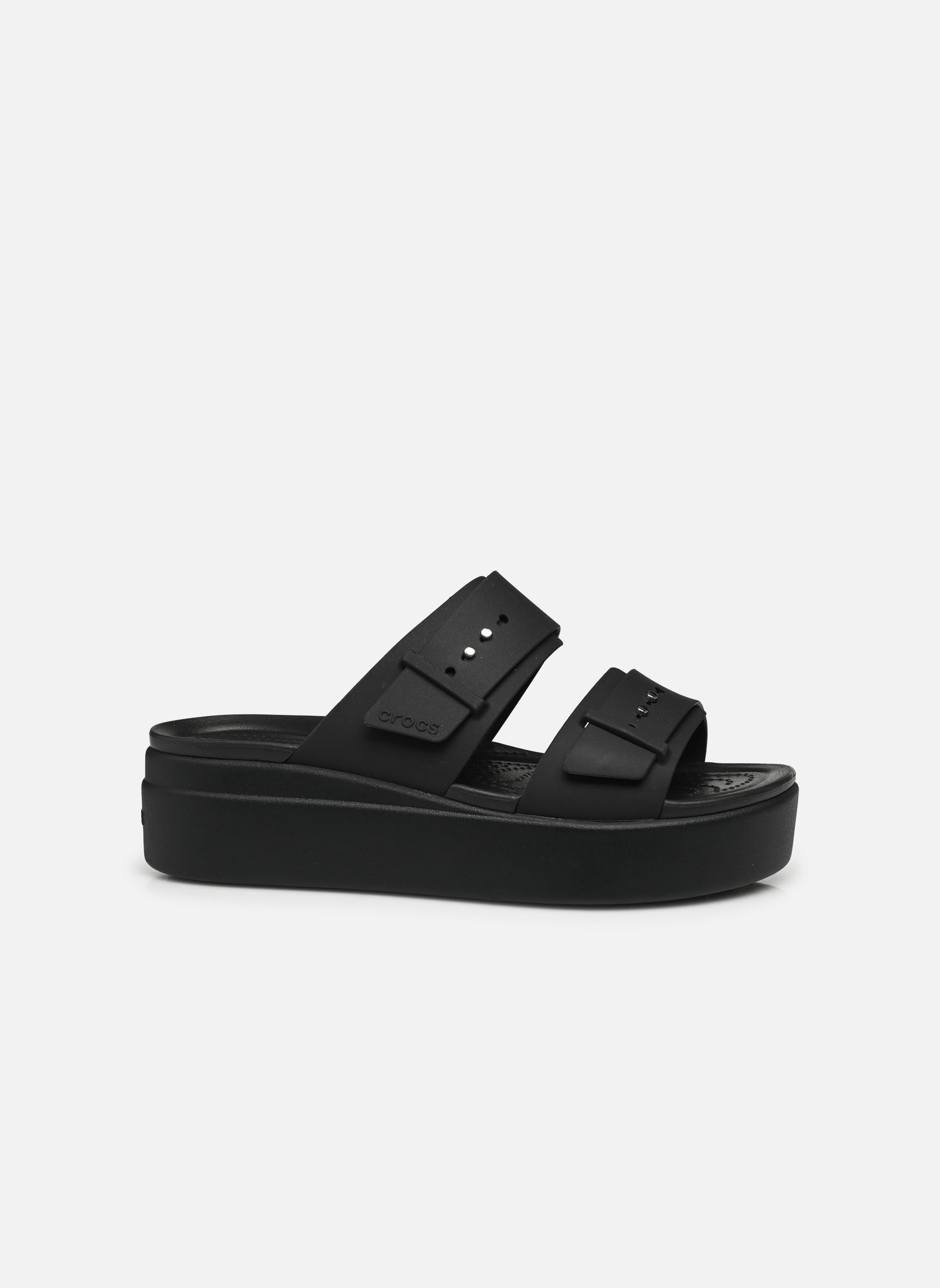 Crocs Mules et sabots Brooklyn Buckle Low Wdg W femme noir | Sarenza France