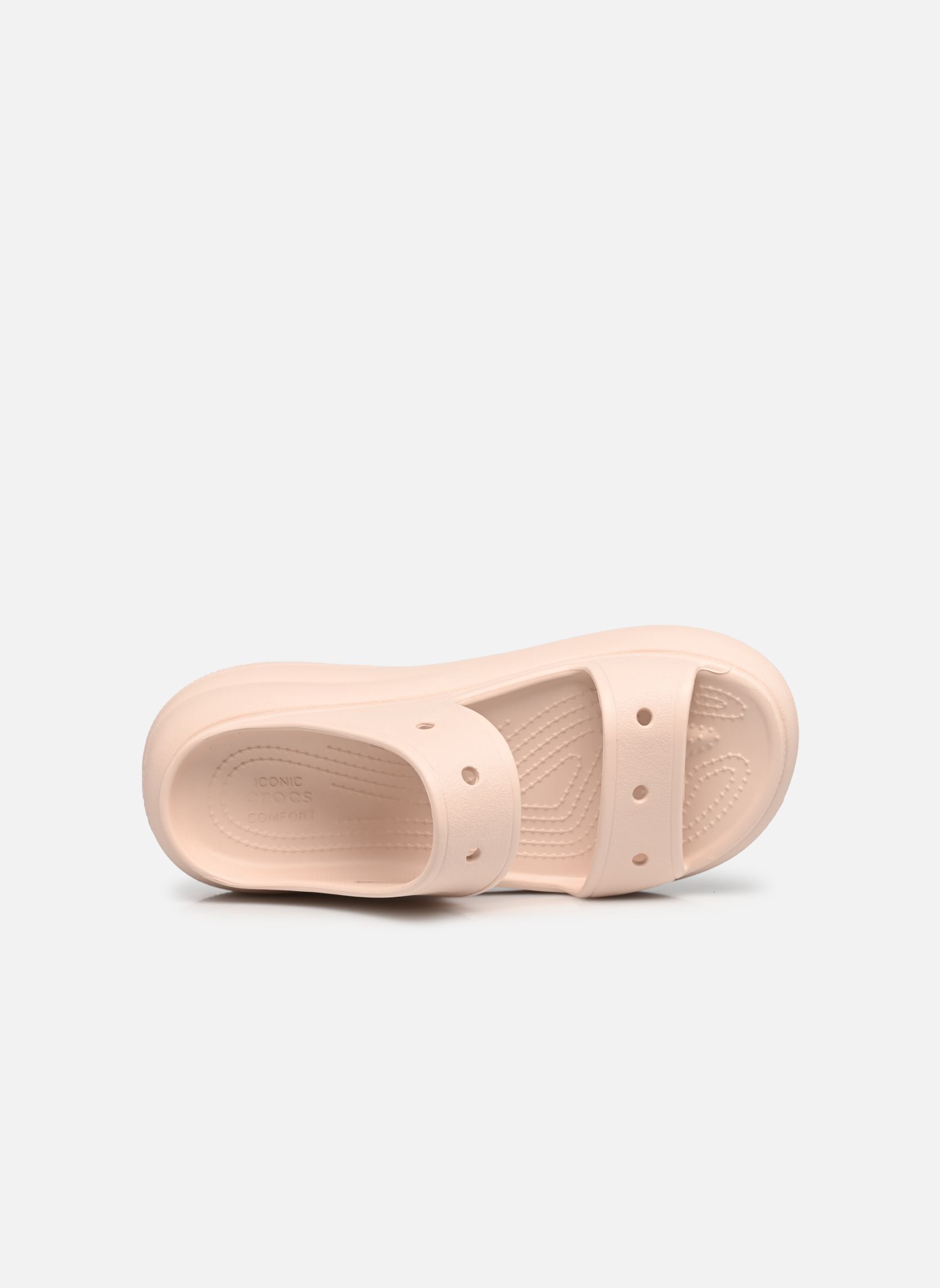 Pantoletten Crush Sandal damen rosa Crocs Pantoletten Crush Sandal damen rosa QUARTZ