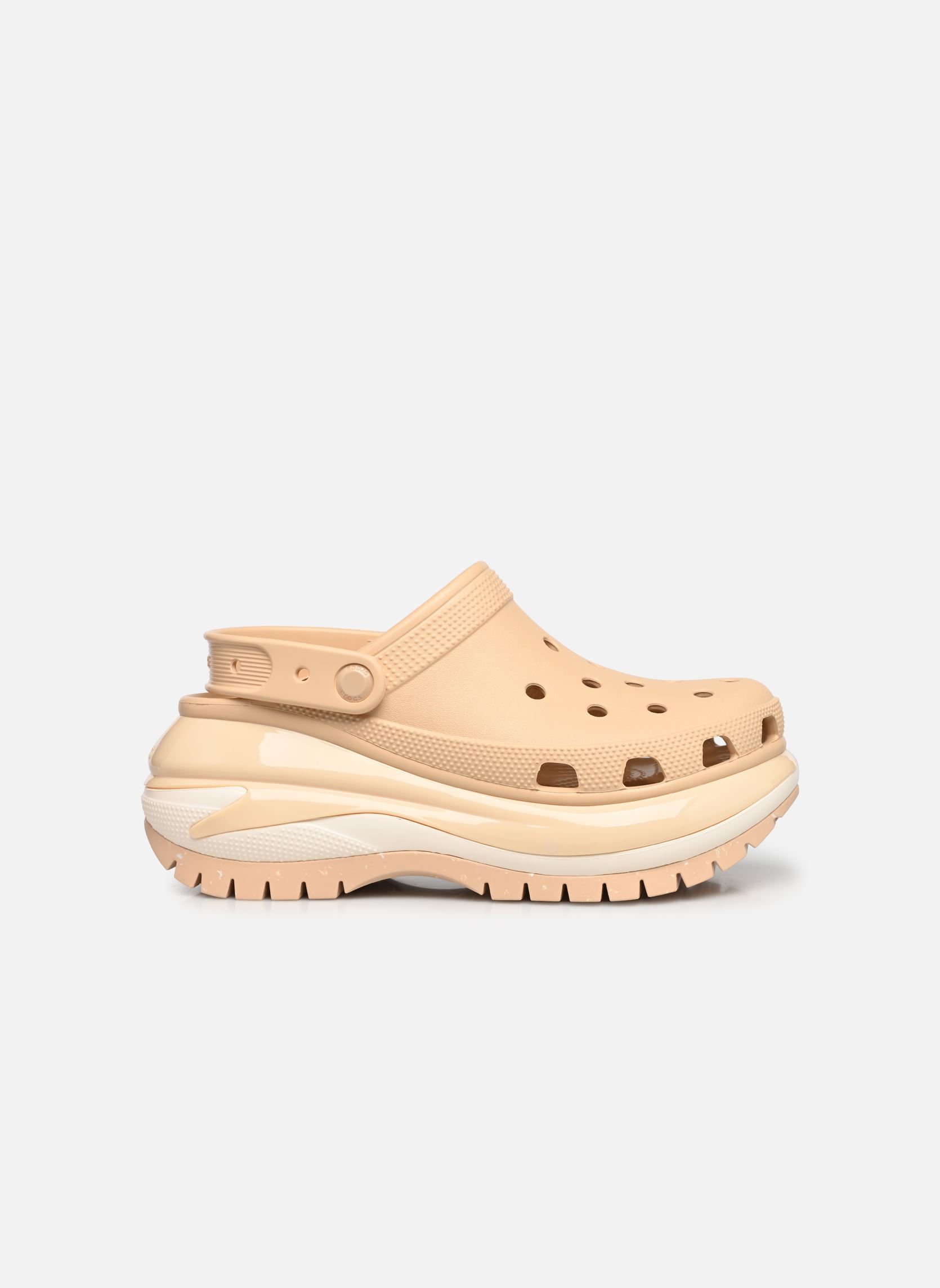Pantoletten und Clogs Mega Crush Clog damen beige Crocs Pantoletten und Clogs Mega Crush Clog damen beige Shitake