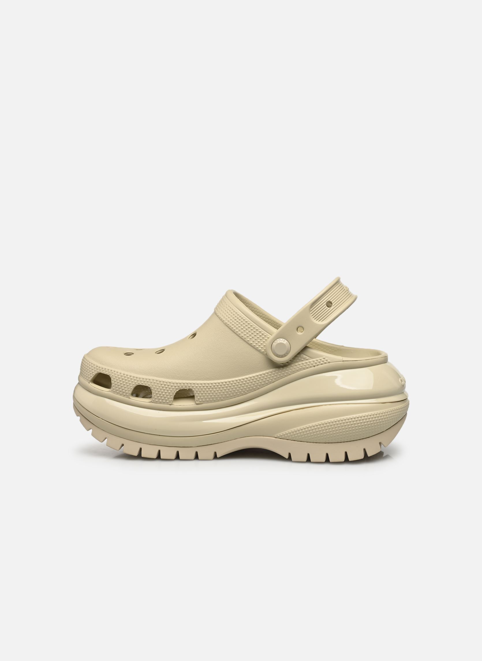 Pantoletten und Clogs Mega Crush Clog damen weiß Crocs Pantoletten und Clogs Mega Crush Clog damen weiß Bone
