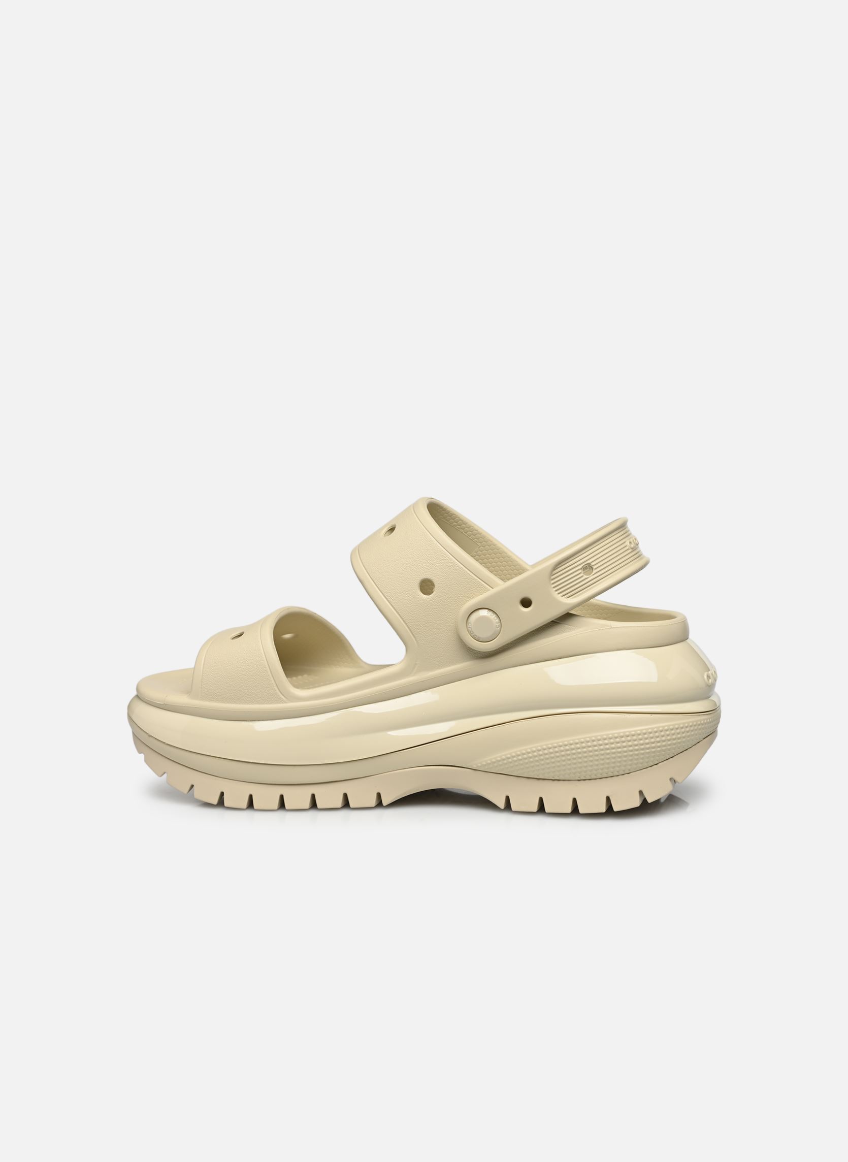 Sandalias y plataformas de cuña Mega Crush Sandal mujer blanco Crocs Sandalias y plataformas de cuña Mega Crush Sandal mujer blanco BONE