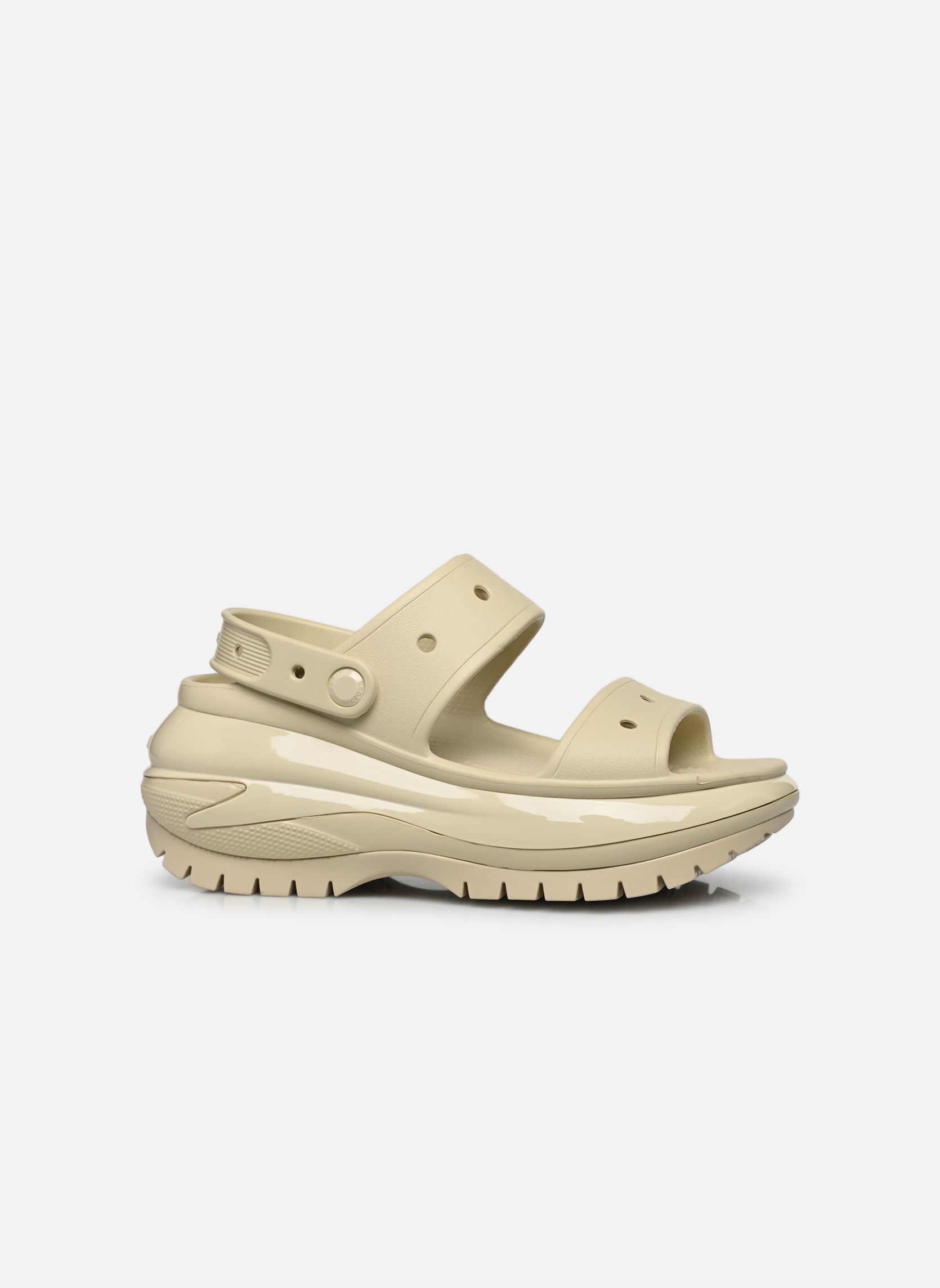Sandalias y plataformas de cuña Mega Crush Sandal mujer blanco Crocs Sandalias y plataformas de cuña Mega Crush Sandal mujer blanco BONE