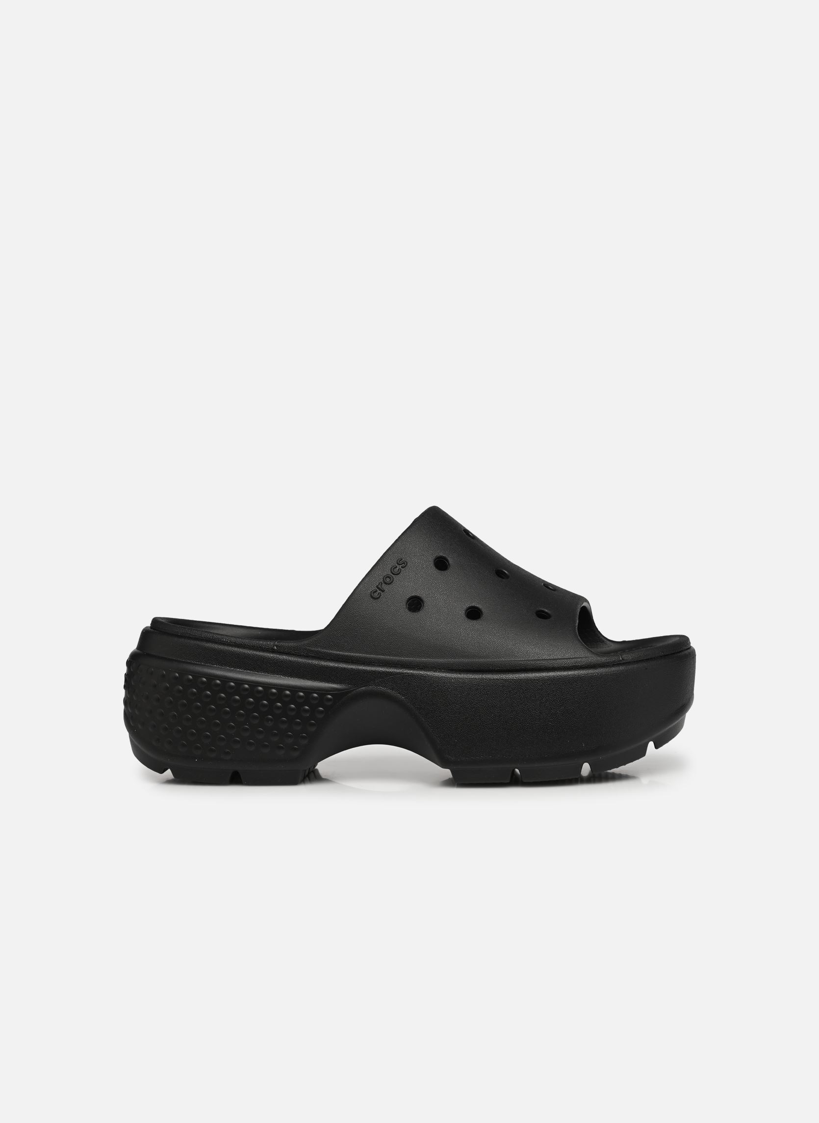 Pantoletten und Clogs Stomp Slide W damen schwarz Crocs Pantoletten und Clogs Stomp Slide W damen schwarz Black