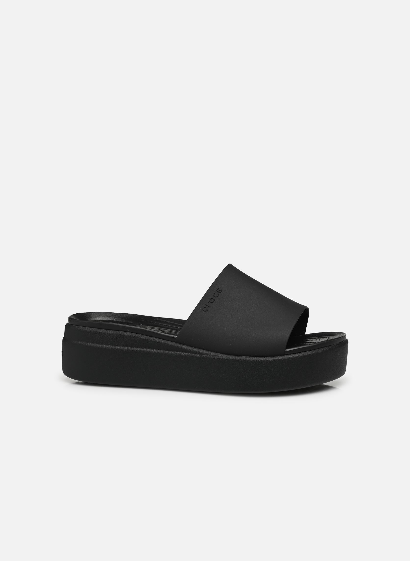 Muilen en klompen Brooklyn Slide dames zwart Crocs Muilen en klompen Brooklyn Slide dames zwart Black