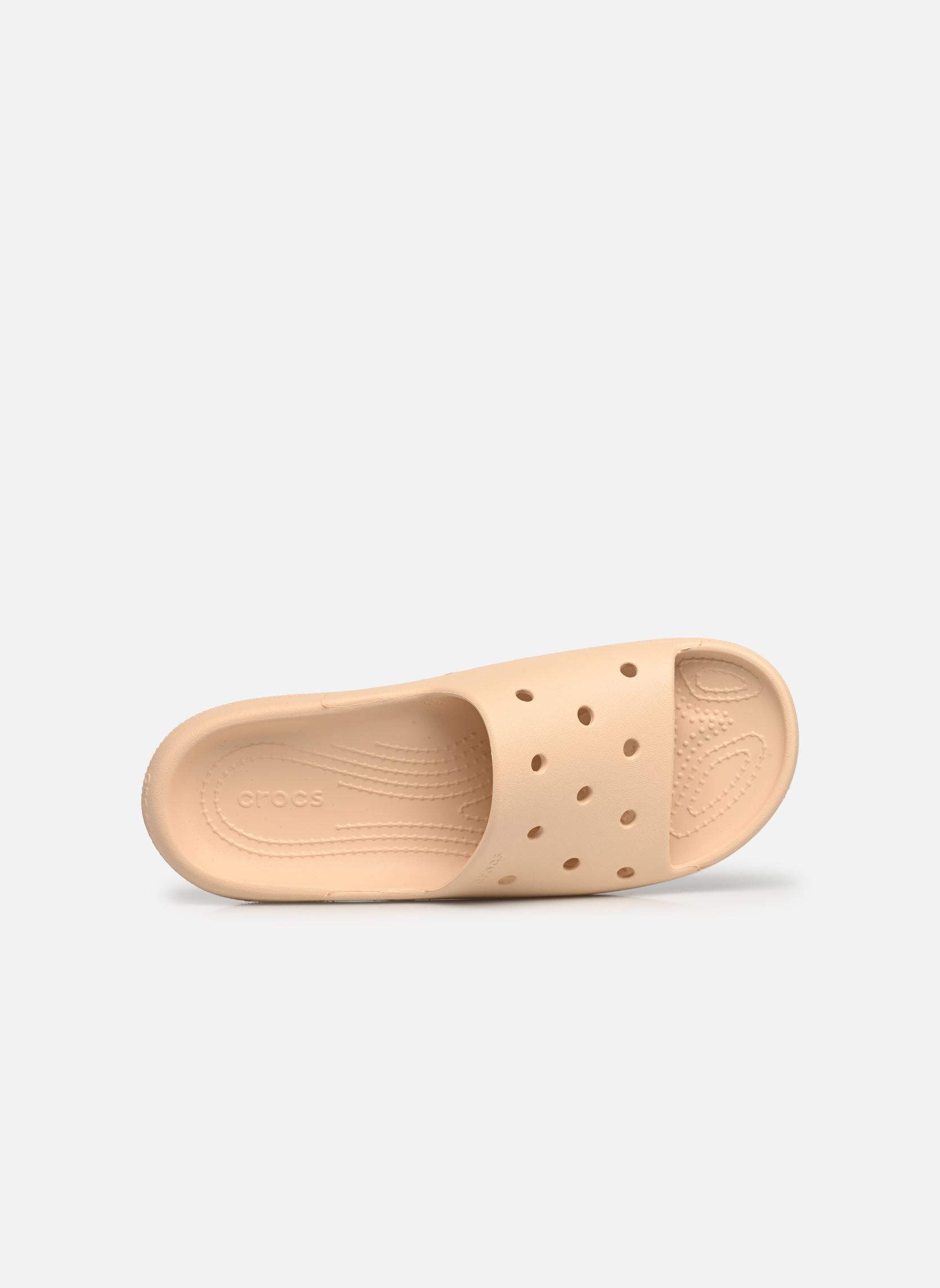 Mules et sabots Classic Slide v2 femme beige Crocs Mules et sabots Classic Slide v2 femme beige SHITAKE