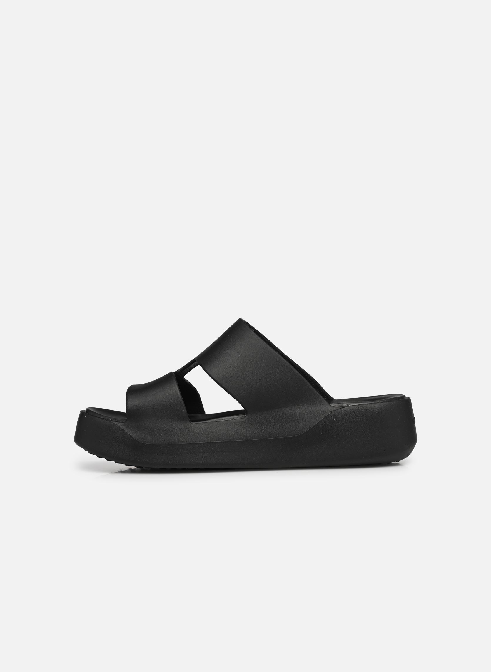 Mules et sabots Getaway Platform H-Strap femme noir Crocs Mules et sabots Getaway Platform H-Strap femme noir Black