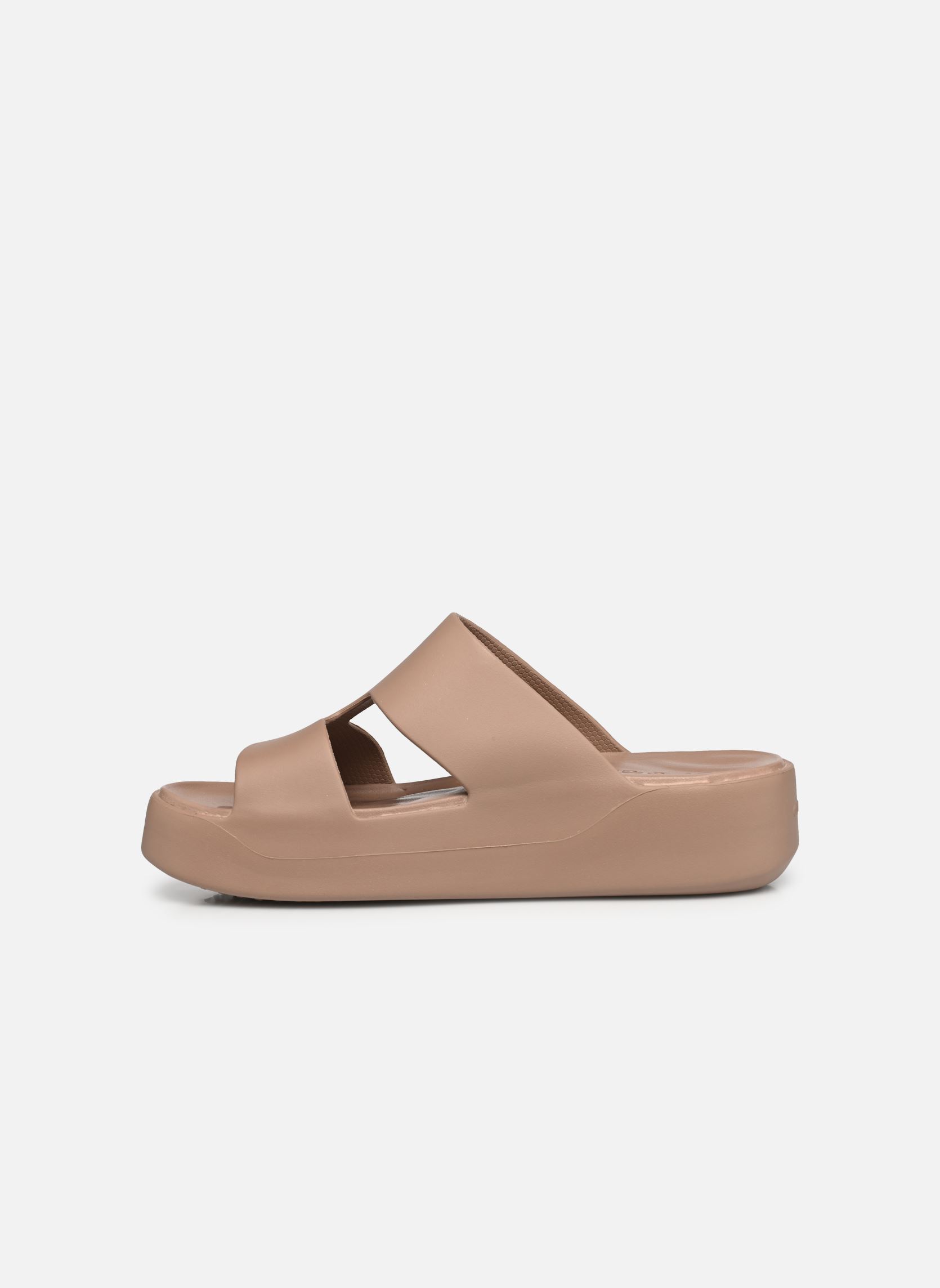 Mules et sabots Getaway Platform H-Strap femme marron Crocs Mules et sabots Getaway Platform H-Strap femme marron Latte