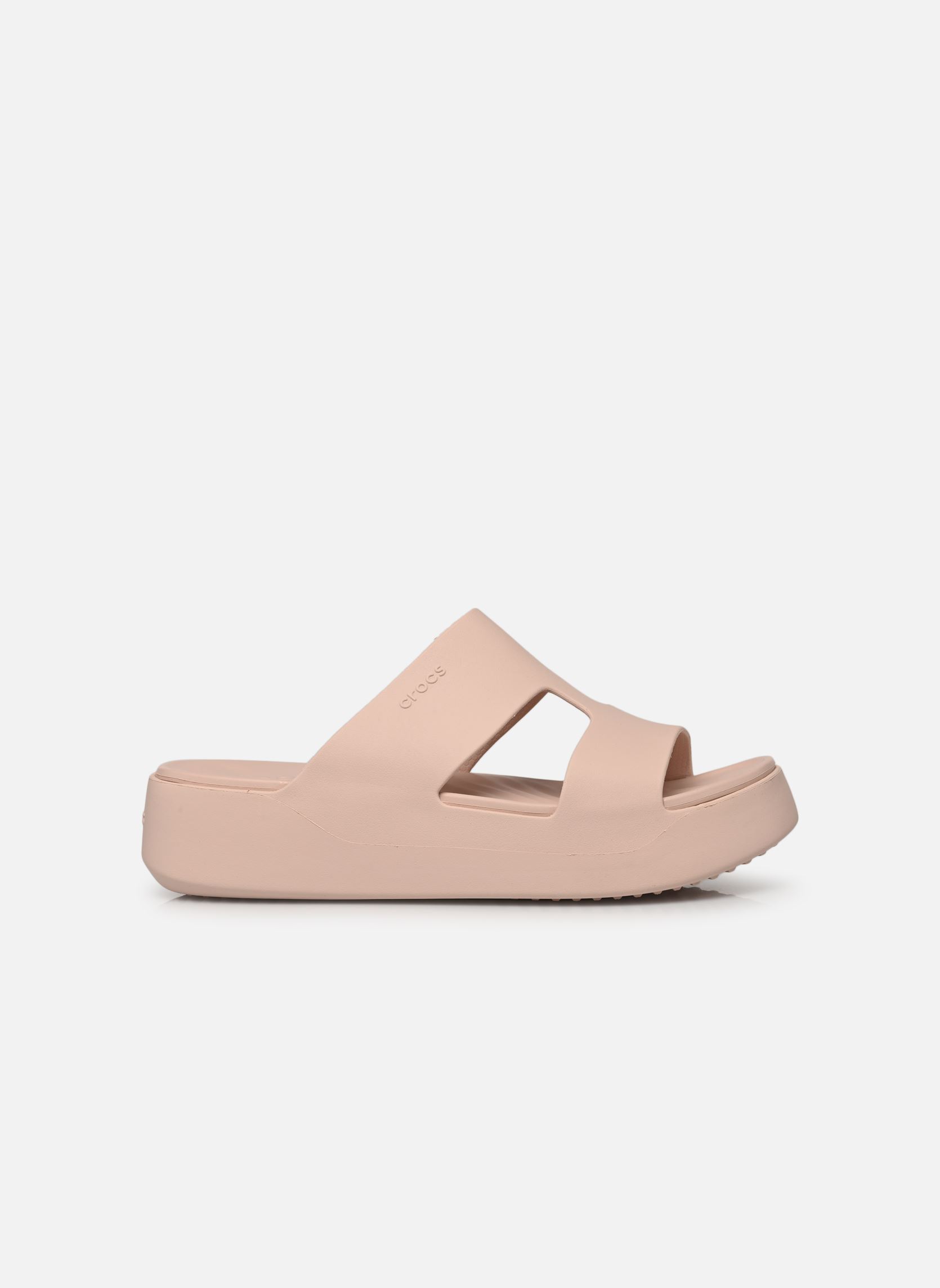 Pantoletten und Clogs Getaway Platform H-Strap damen beige Crocs Pantoletten und Clogs Getaway Platform H-Strap damen beige Quartz