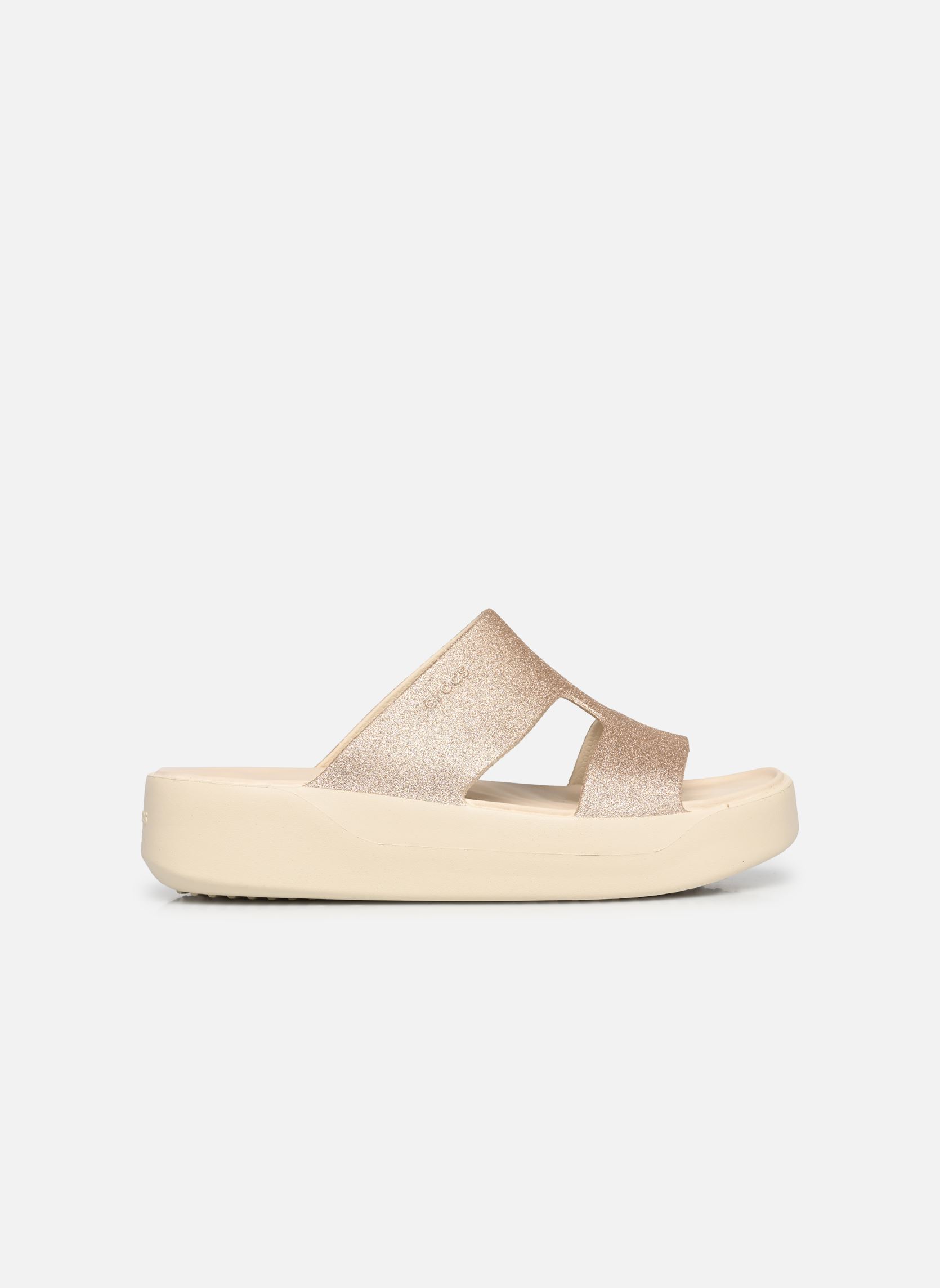 Mules et sabots Getaway Platform Glitter H-Strap femme or et bronze Crocs Mules et sabots Getaway Platform Glitter H-Strap femme or et bronze Stucco
