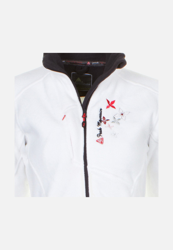 Vestes polaires Blouson polaire femme ARIL BLANC femme blanc Peak Mountain Vestes polaires Blouson polaire femme ARIL BLANC femme blanc Blanc