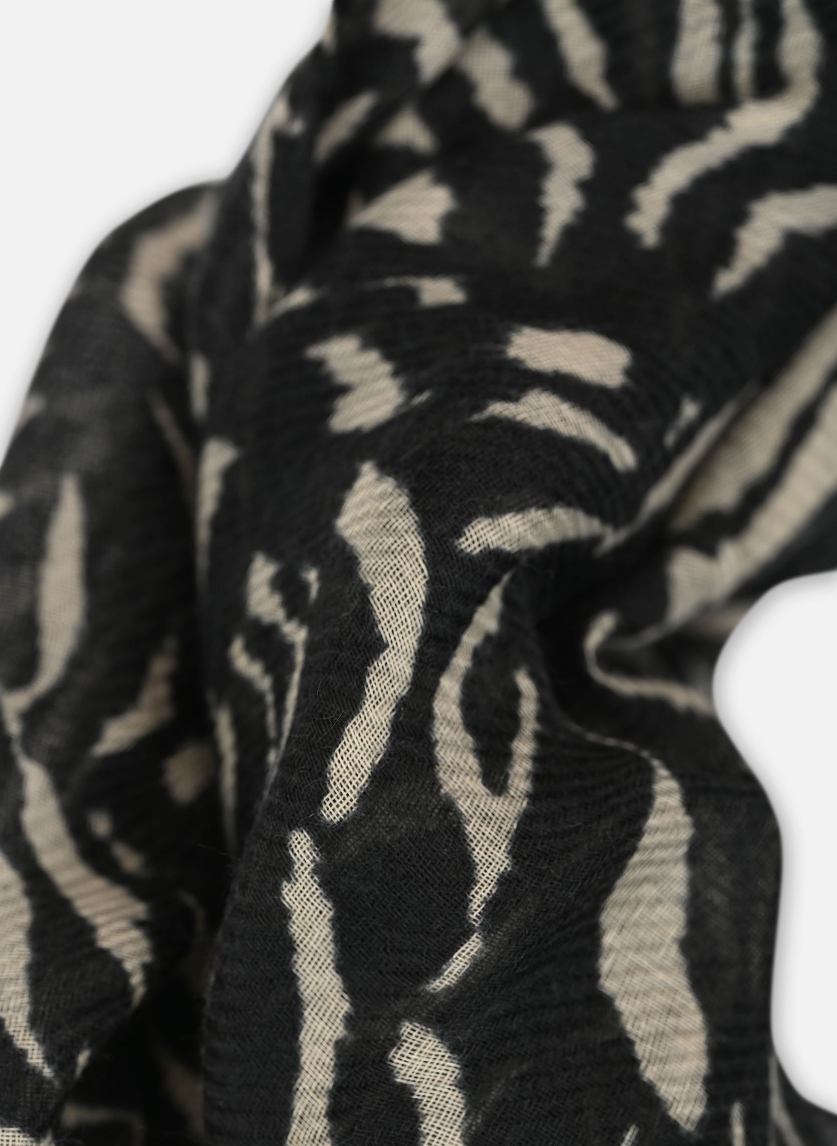 Schals Pcelfrida Long Scarf Fc damen schwarz Pieces Schals Pcelfrida Long Scarf Fc damen schwarz Black zebra