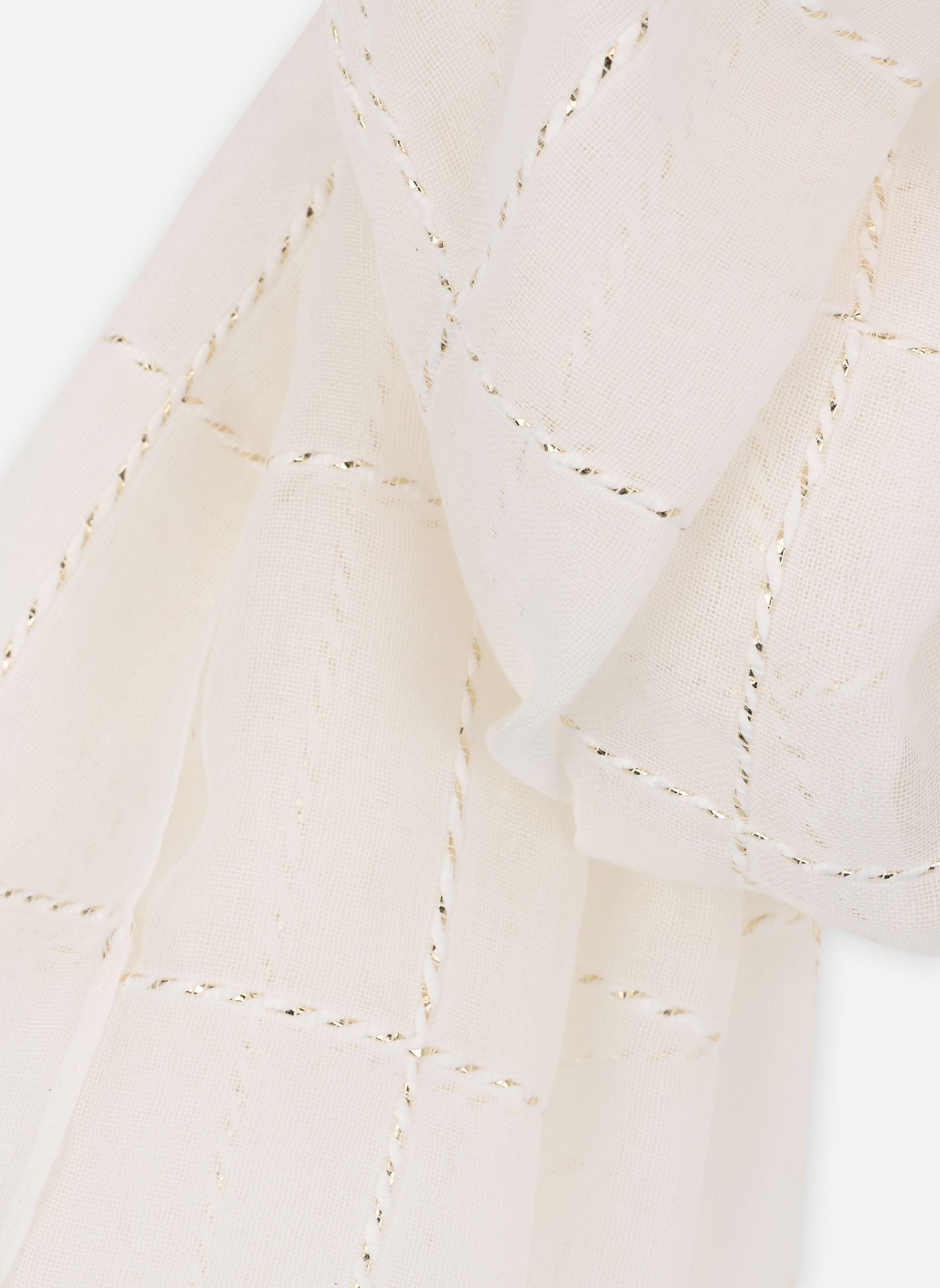 Sciarpe Pcmisello Lurex Long Scarf Fc Bc donna beige Pieces Sciarpe Pcmisello Lurex Long Scarf Fc Bc donna beige Birch