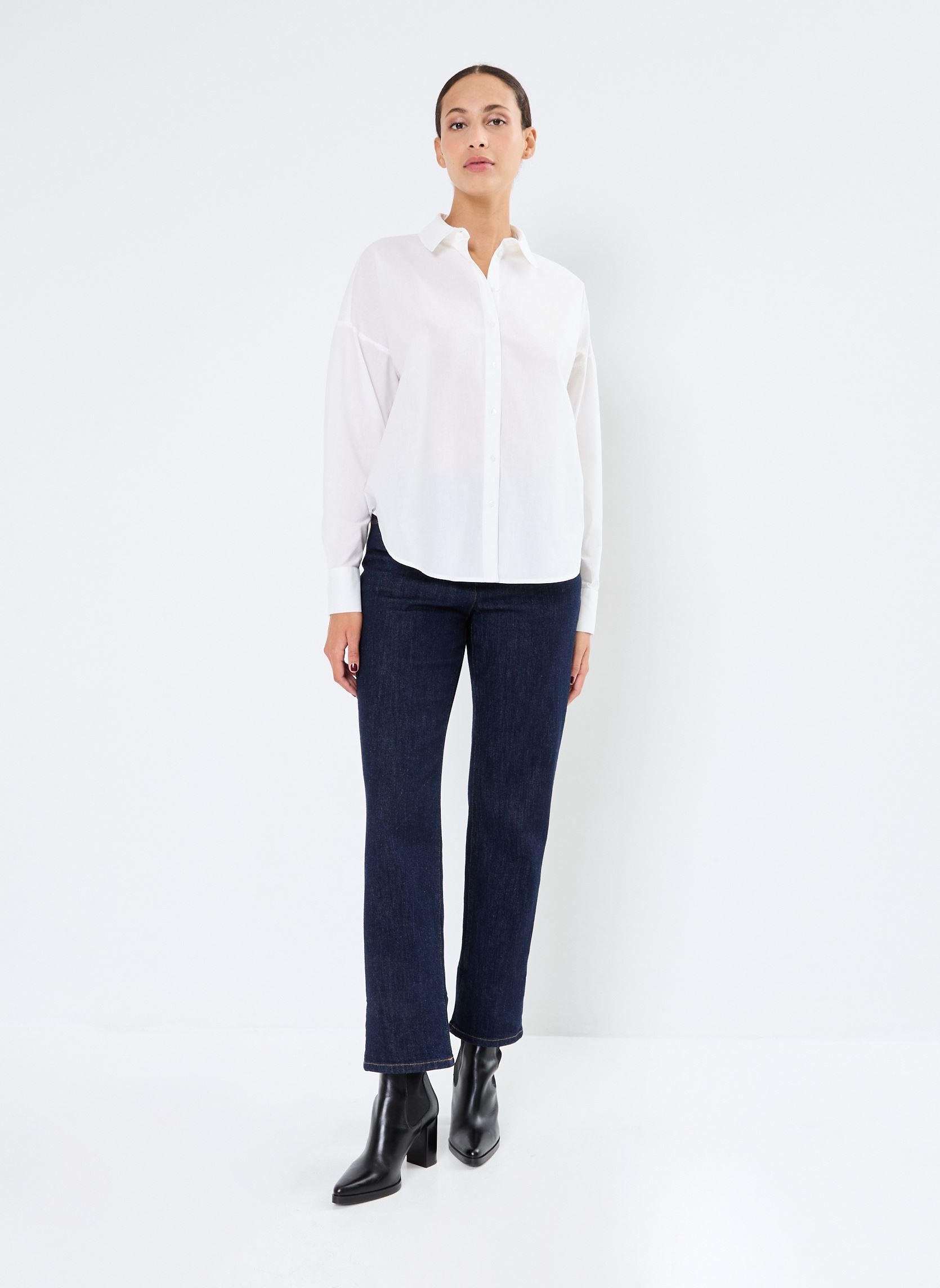 Chemises Pctanne Ls Loose Shirt Noos femme blanc Pieces Chemises Pctanne Ls Loose Shirt Noos femme blanc CLOUD DANCER