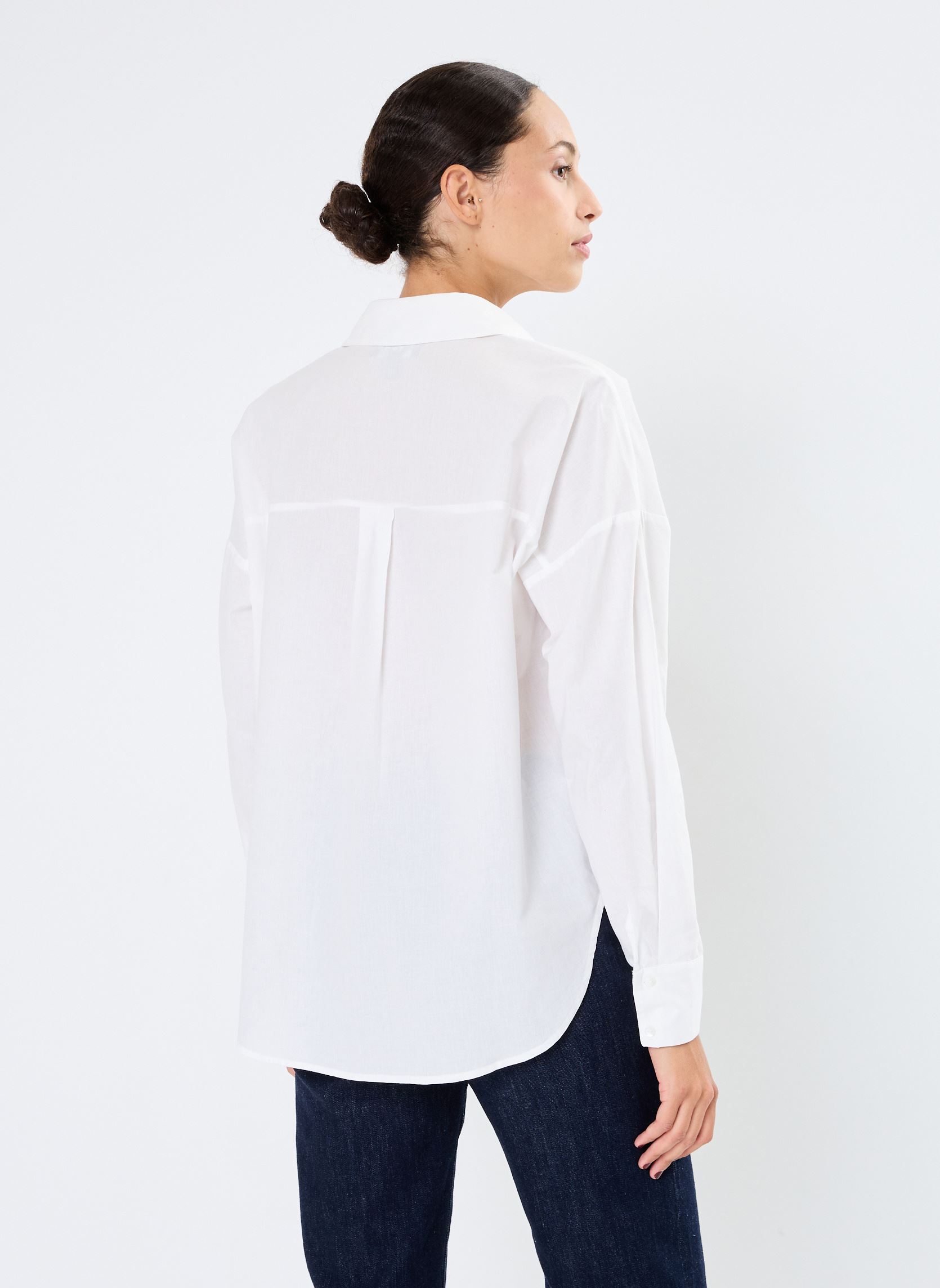 Chemises Pctanne Ls Loose Shirt Noos femme blanc Pieces Chemises Pctanne Ls Loose Shirt Noos femme blanc CLOUD DANCER