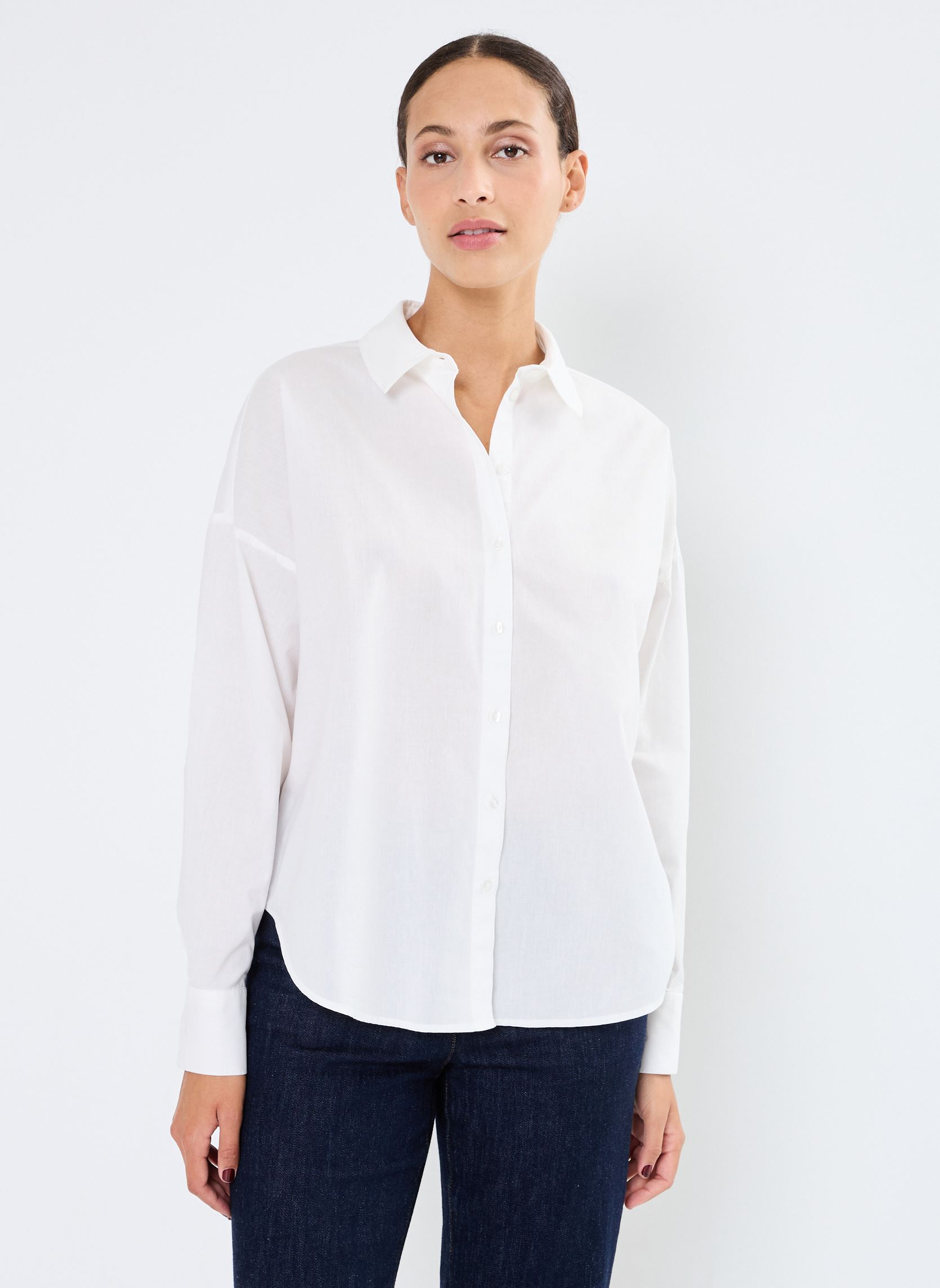 Chemises Pctanne Ls Loose Shirt Noos femme blanc Pieces Chemises Pctanne Ls Loose Shirt Noos femme blanc CLOUD DANCER