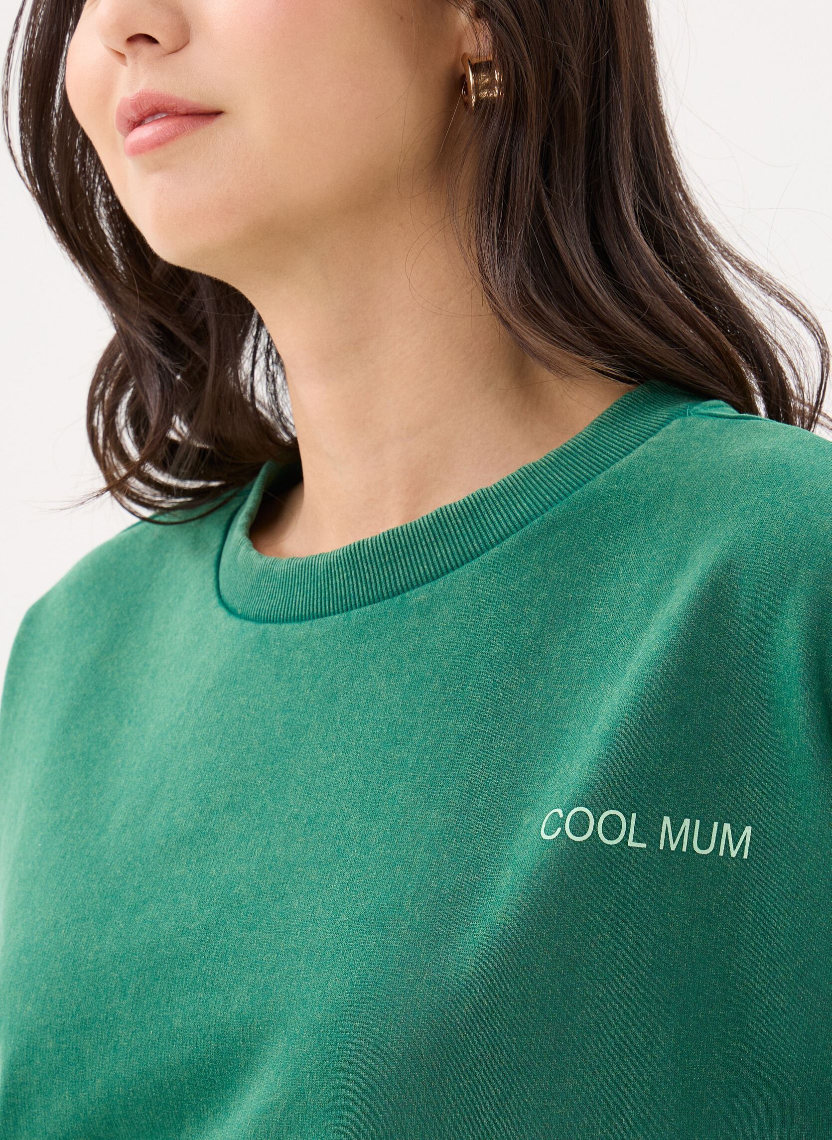 Sweater Pcaly Ls Washed Sweat Fc Bc dames groen Pieces Sweater Pcaly Ls Washed Sweat Fc Bc dames groen AVENTURINE