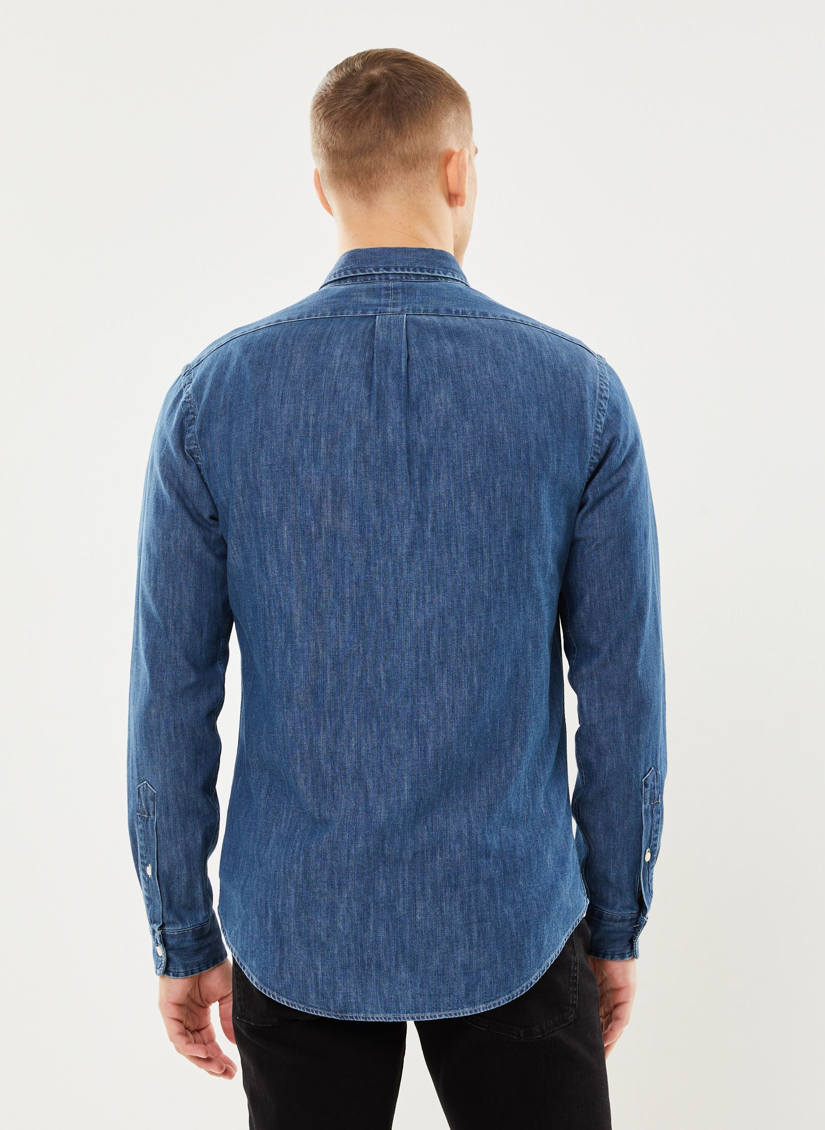 Hemden Chemise Oxford Cintrée 710548539 herren blau Polo Ralph Lauren Hemden Chemise Oxford Cintrée 710548539 herren blau DENIM