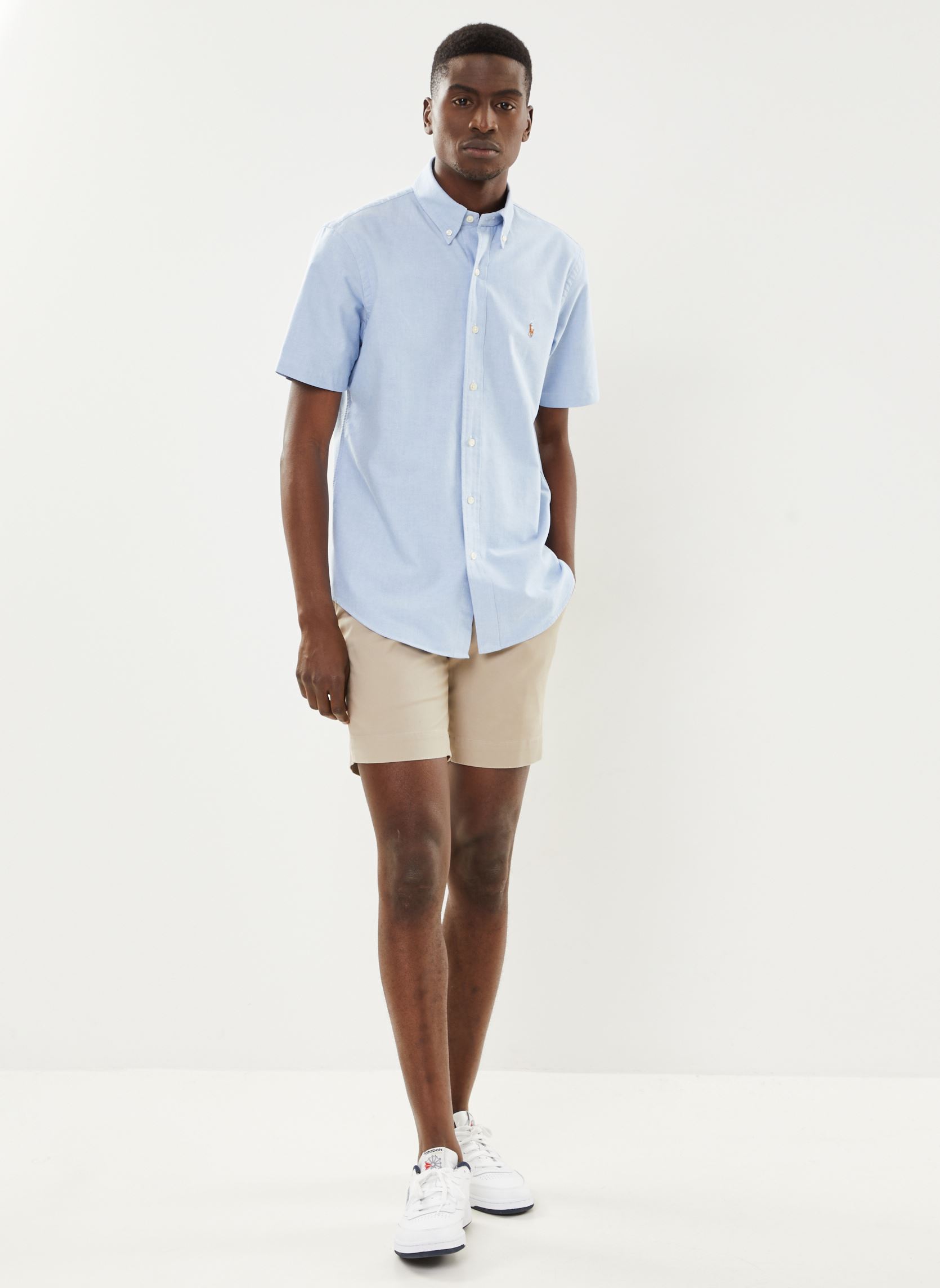 Chemises Chemise Oxford Ajustée 710850782 homme bleu Polo Ralph Lauren Chemises Chemise Oxford Ajustée 710850782 homme bleu BSR BLUE