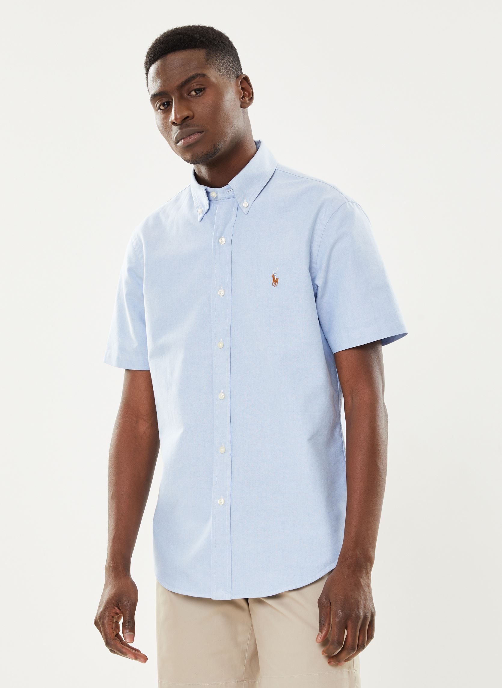 Vêtements Polo Ralph Lauren Chemise Oxford Ajustée 710850782 pour Homme