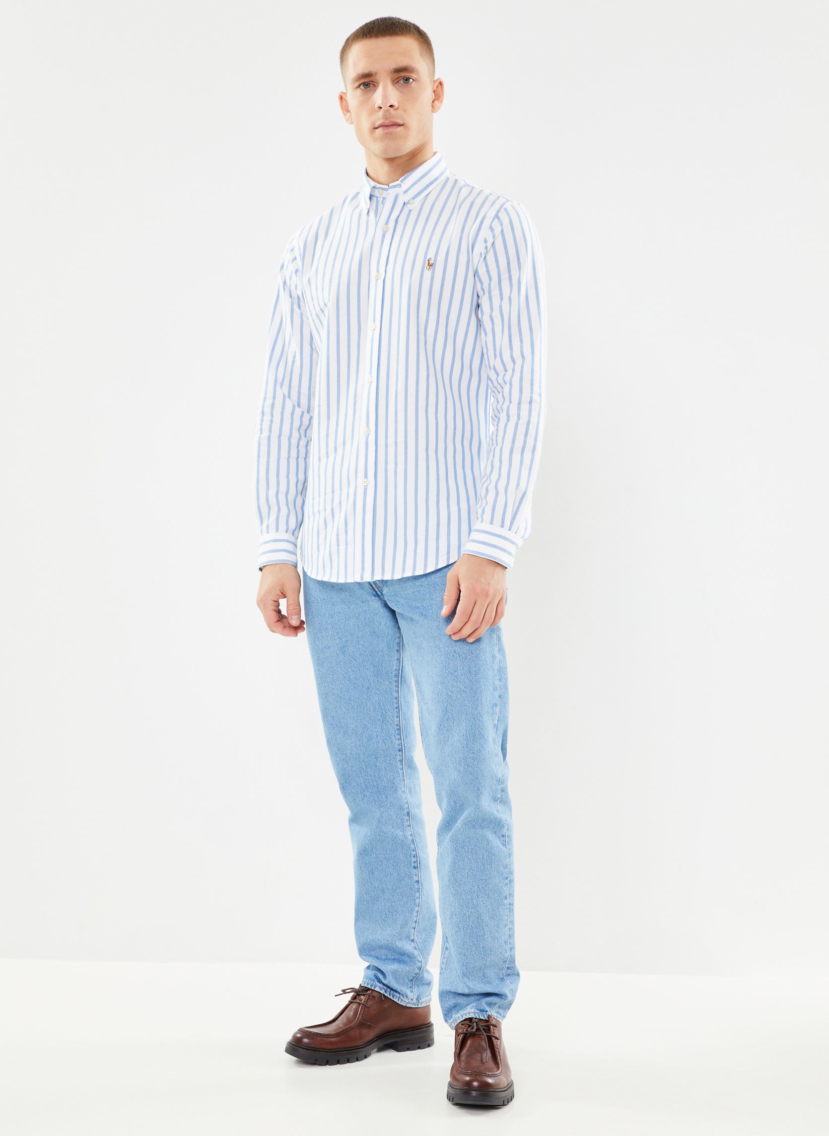 Hemden Chemise Oxford Ajustée À Rayures 7109066 herren blau Polo Ralph Lauren Hemden Chemise Oxford Ajustée À Rayures 7109066 herren blau 5149A BLUEWHITE
